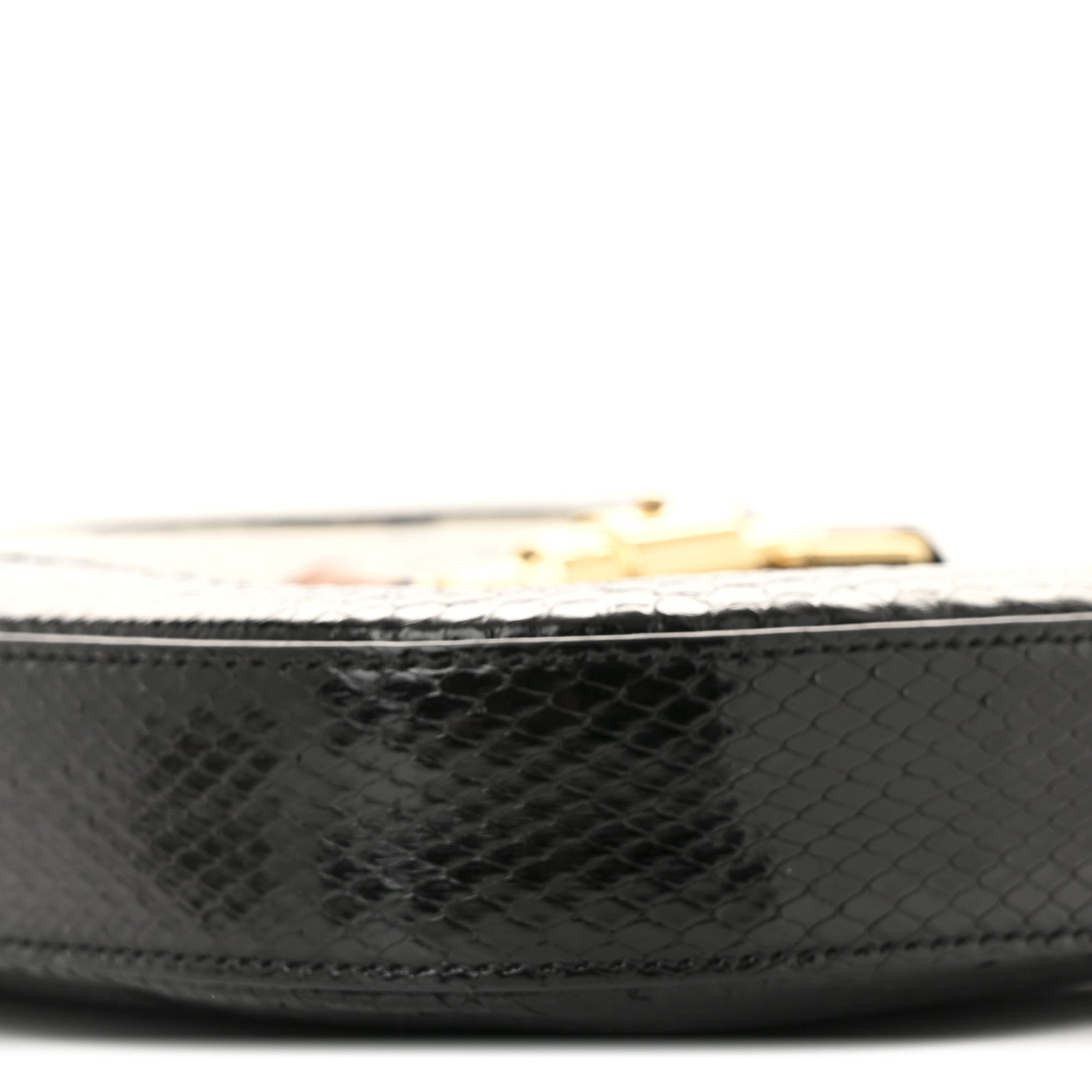 Snakeskin Small Jackie 1961 Hobo Black Beige