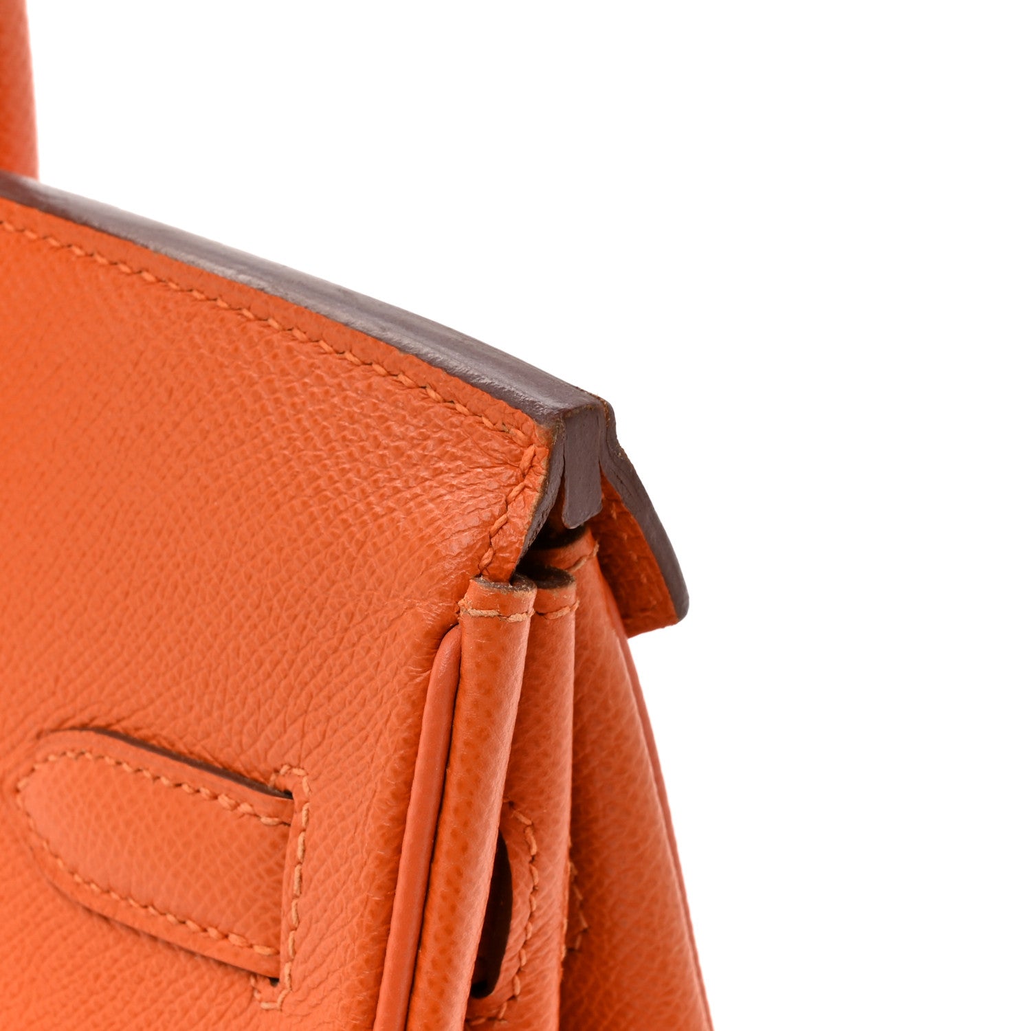 Epsom Birkin 30 Orange