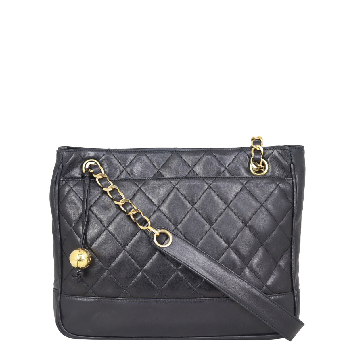 Chanel Vintage Quilted Lambskin Tote