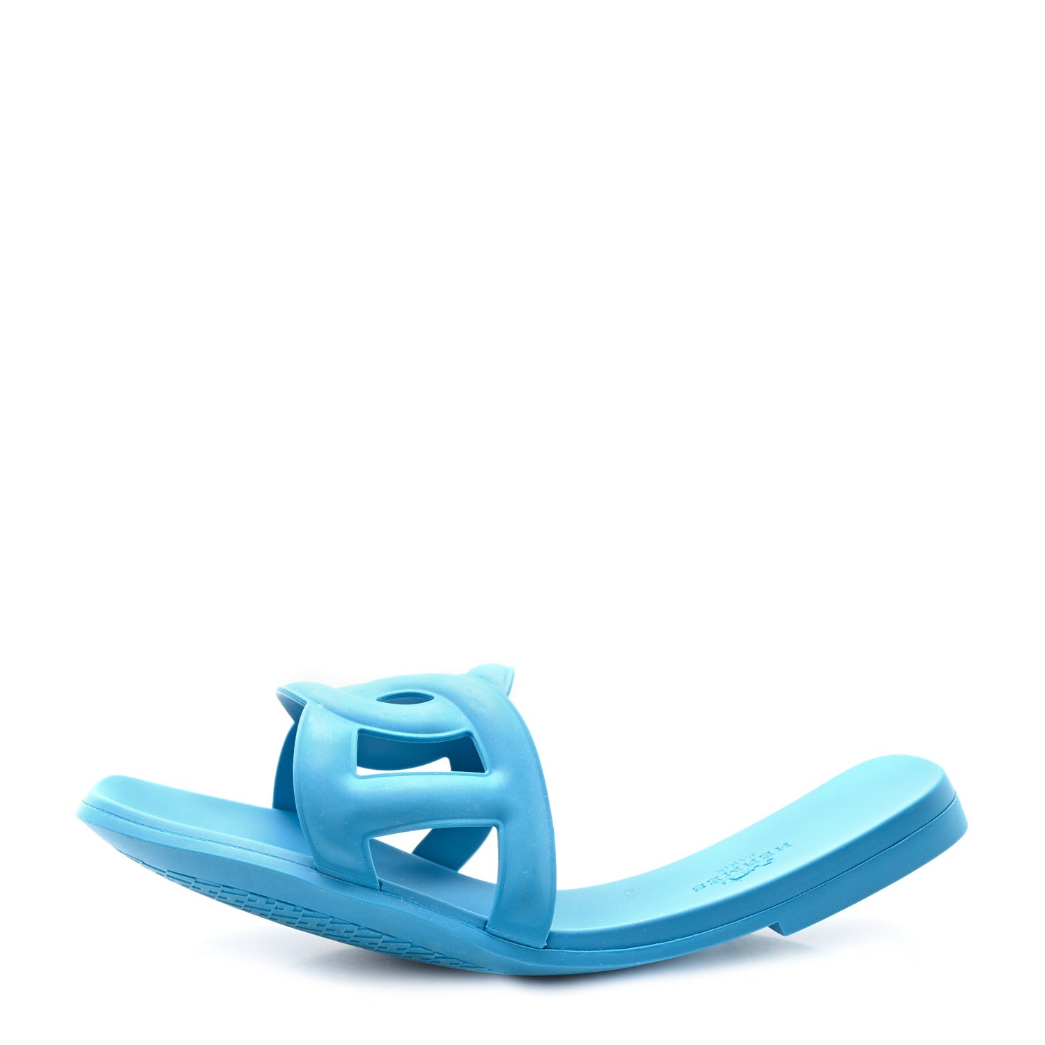 Rubber Aloha Sandals 38 Bleu Vif