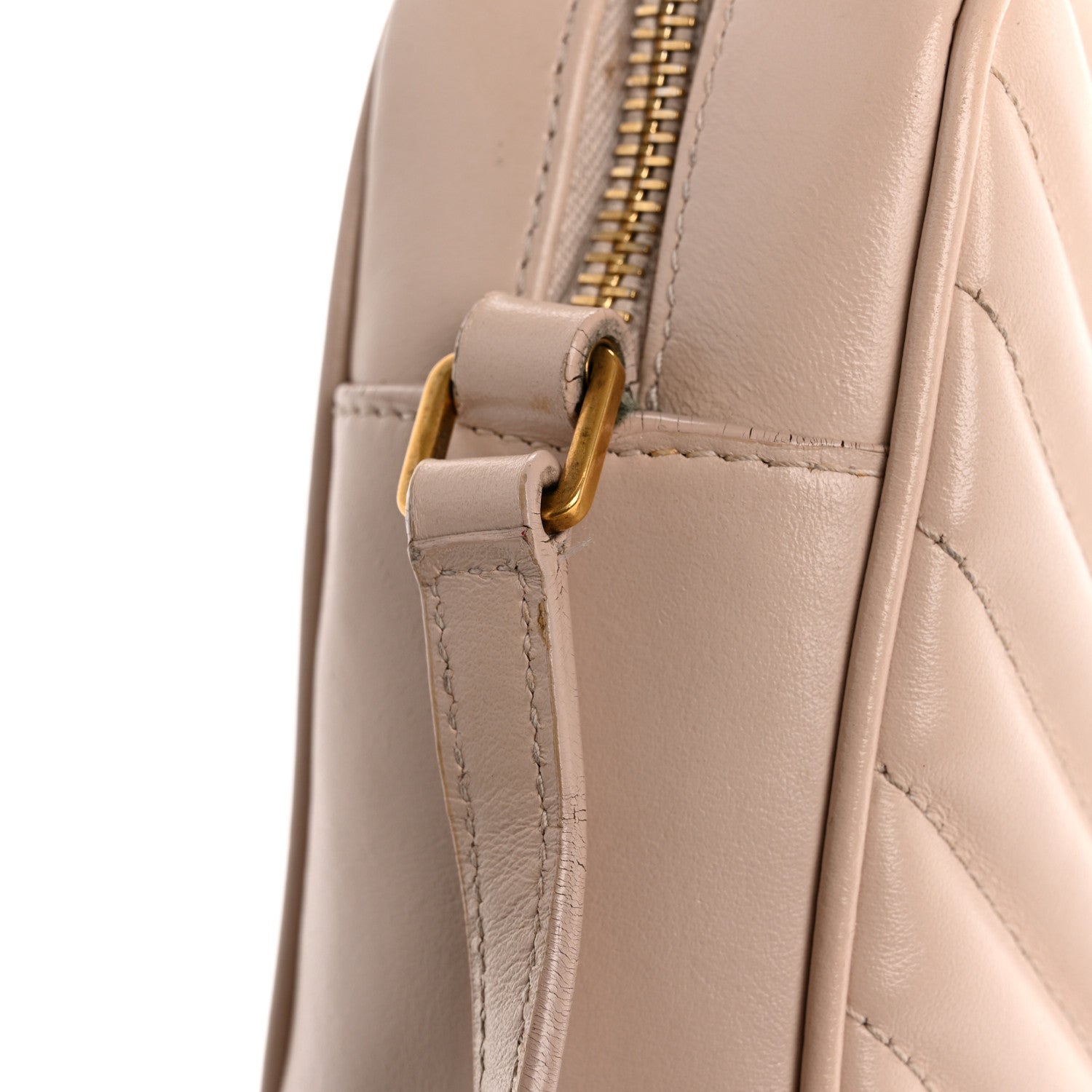 Calfskin Matelasse Monogram Lou Camera Bag Washed Light Pink