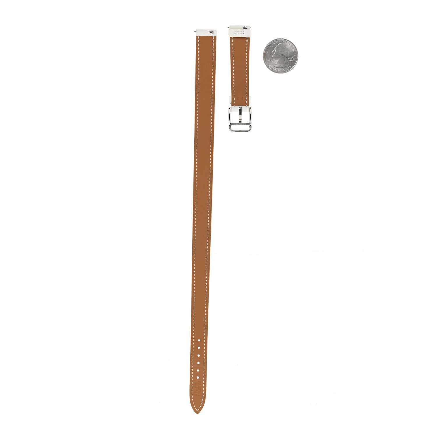 Epsom Heure H Hour Watch PM Double Tour Strap White