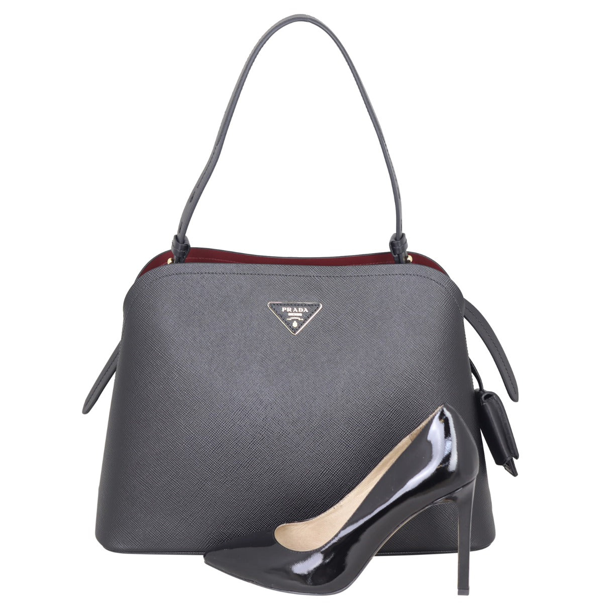 Prada Saffiano Cuir Matinee Bag Large
