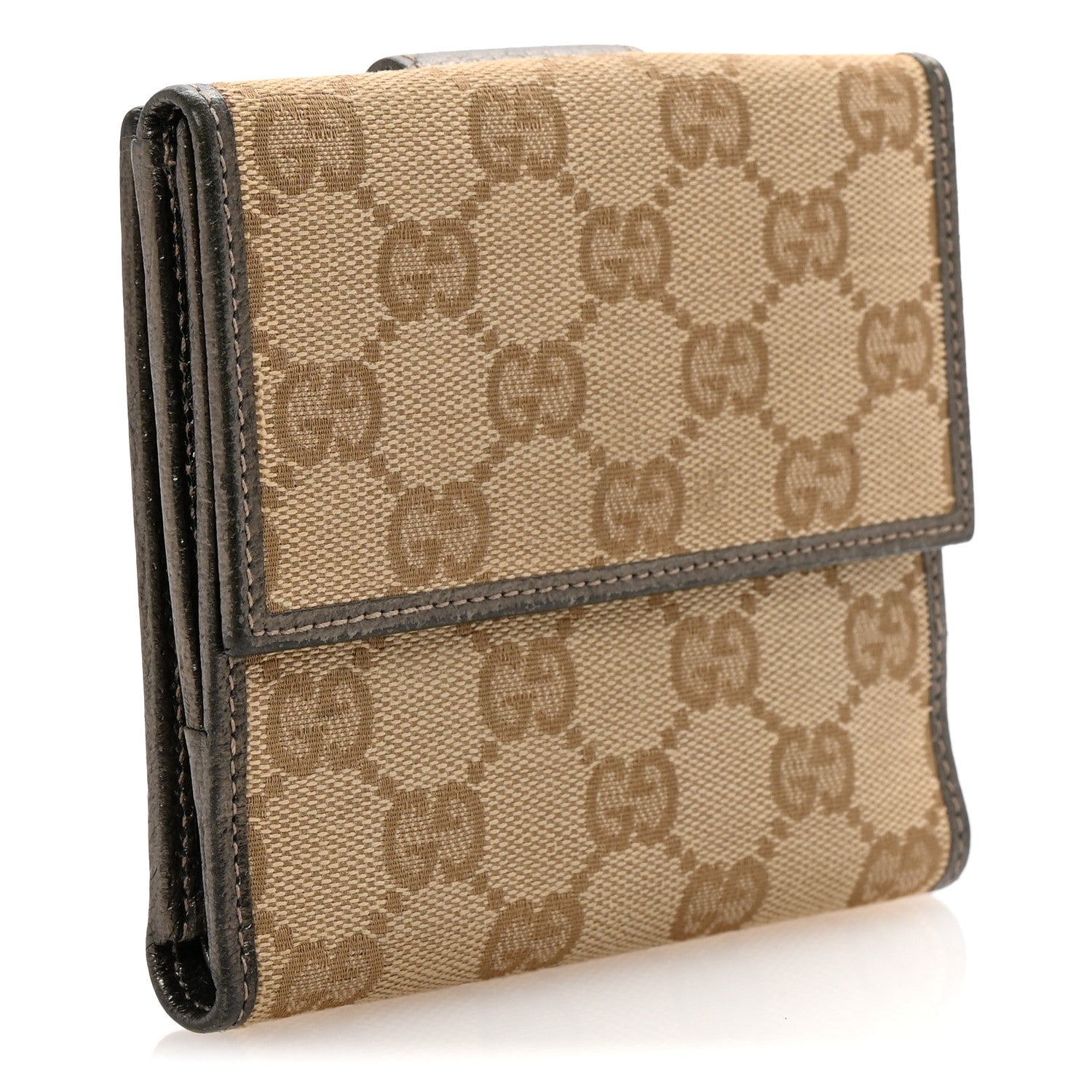 Monogram Abbey Compact Wallet Pewter