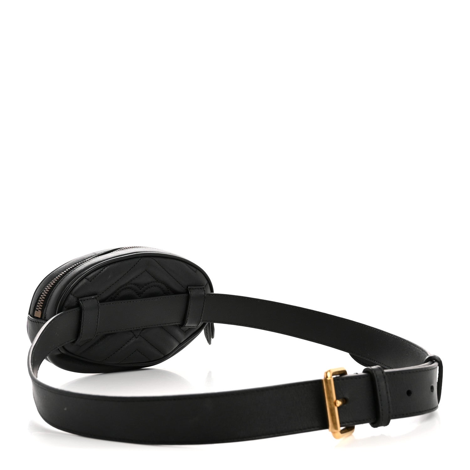 Calfskin Matelasse GG Marmont Belt Bag 105 42 Black
