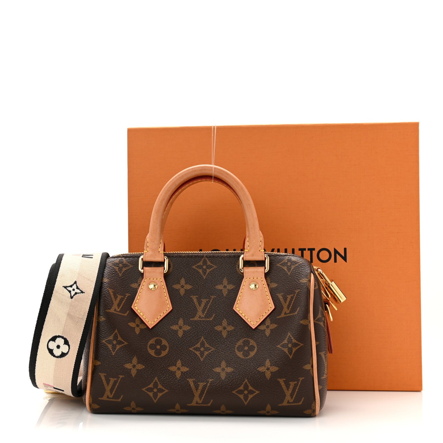 Monogram Speedy Bandouliere 20 Black