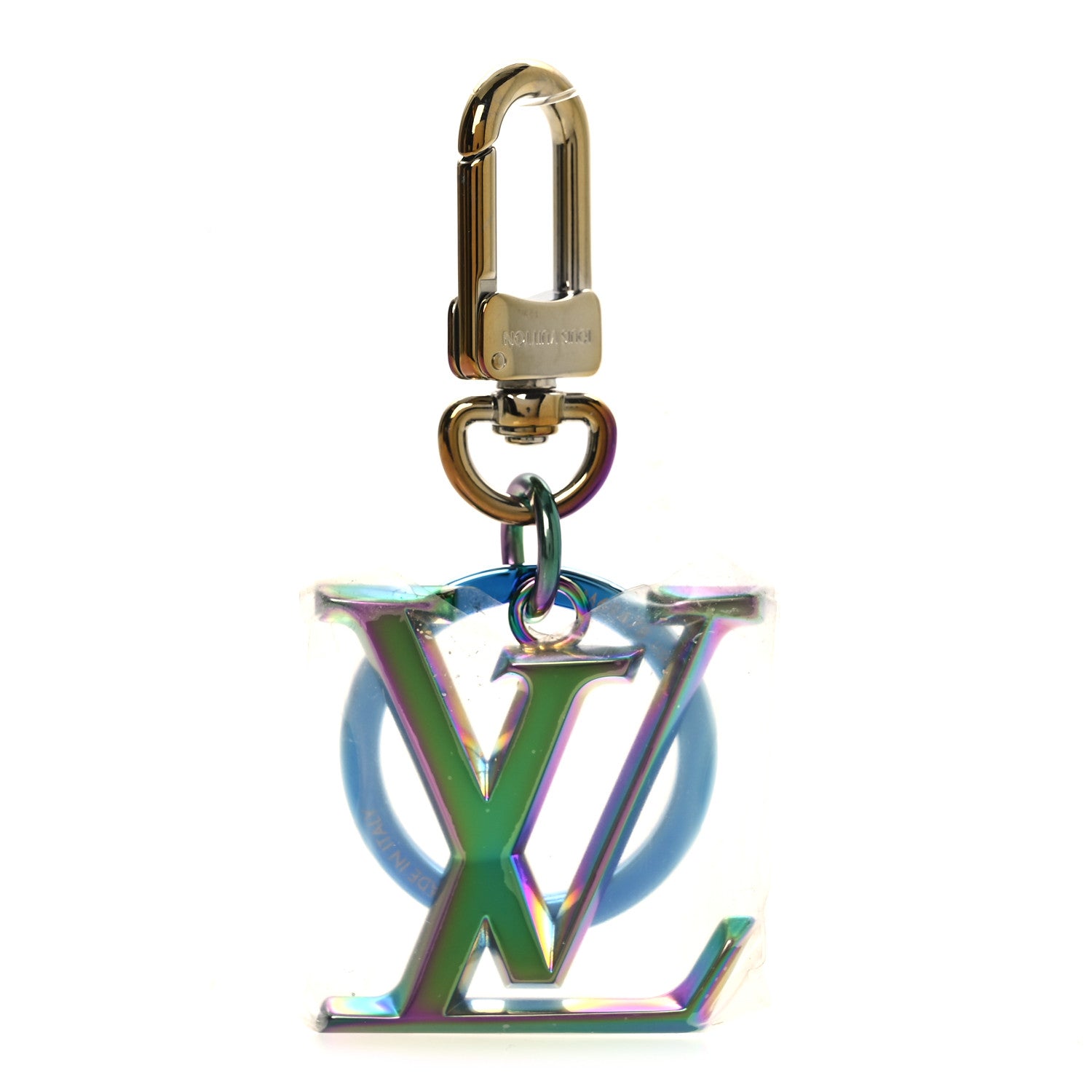 LV Rainbow MCA Bag Charm Key Holder Multicolor