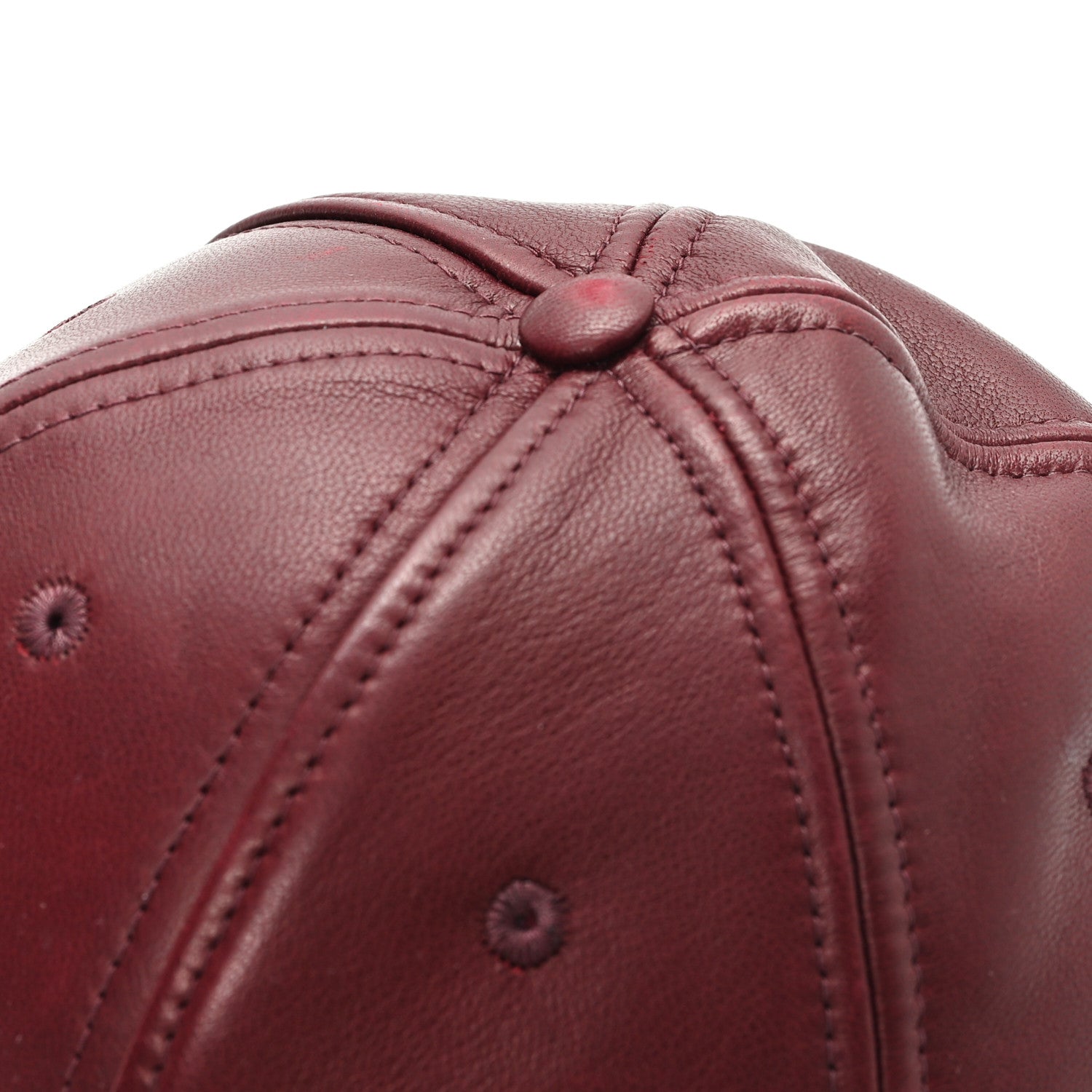 Nappa GG Baseball Hat M Burgundy