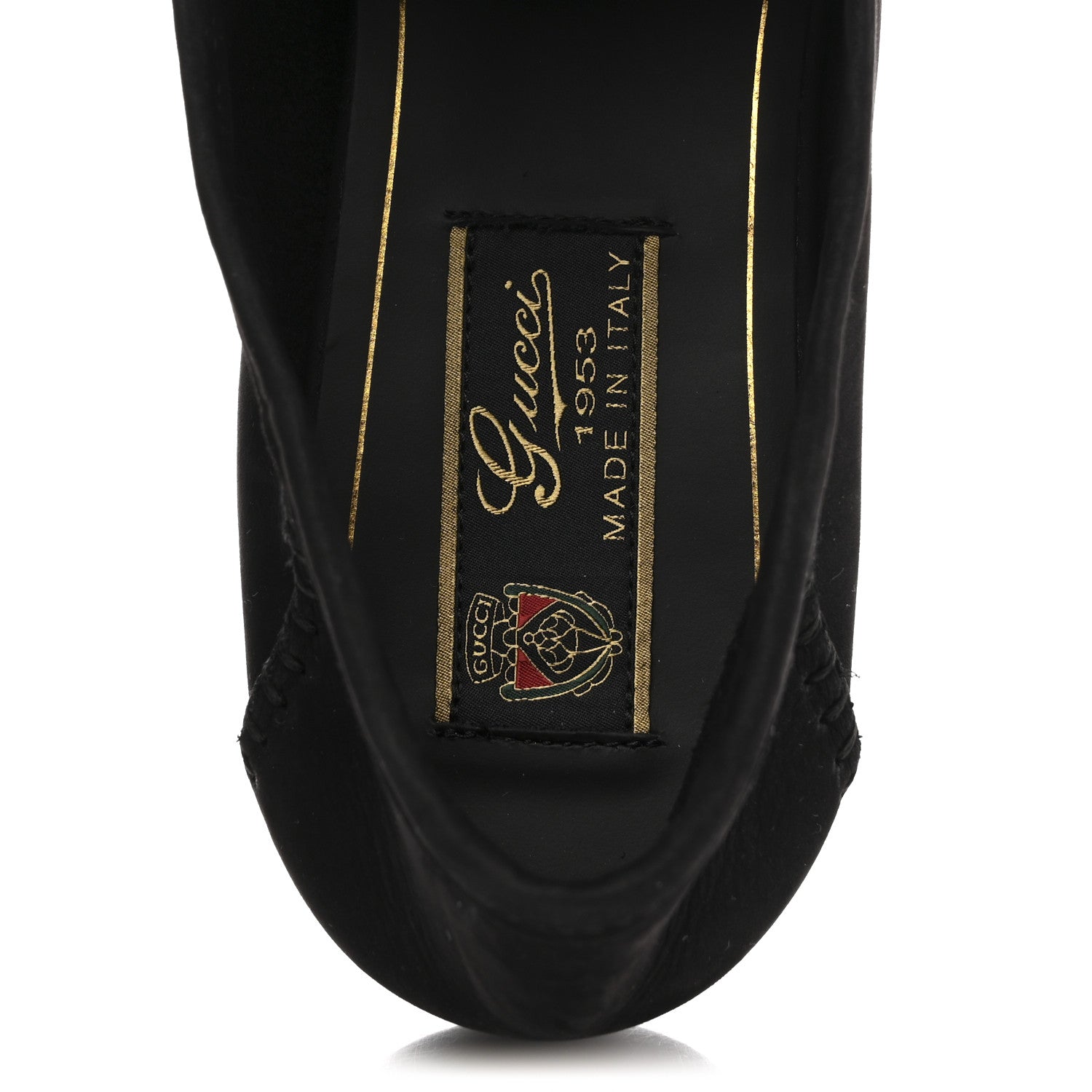 Suede Calfskin Womens 1953 Horsebit Loafers 37 Black