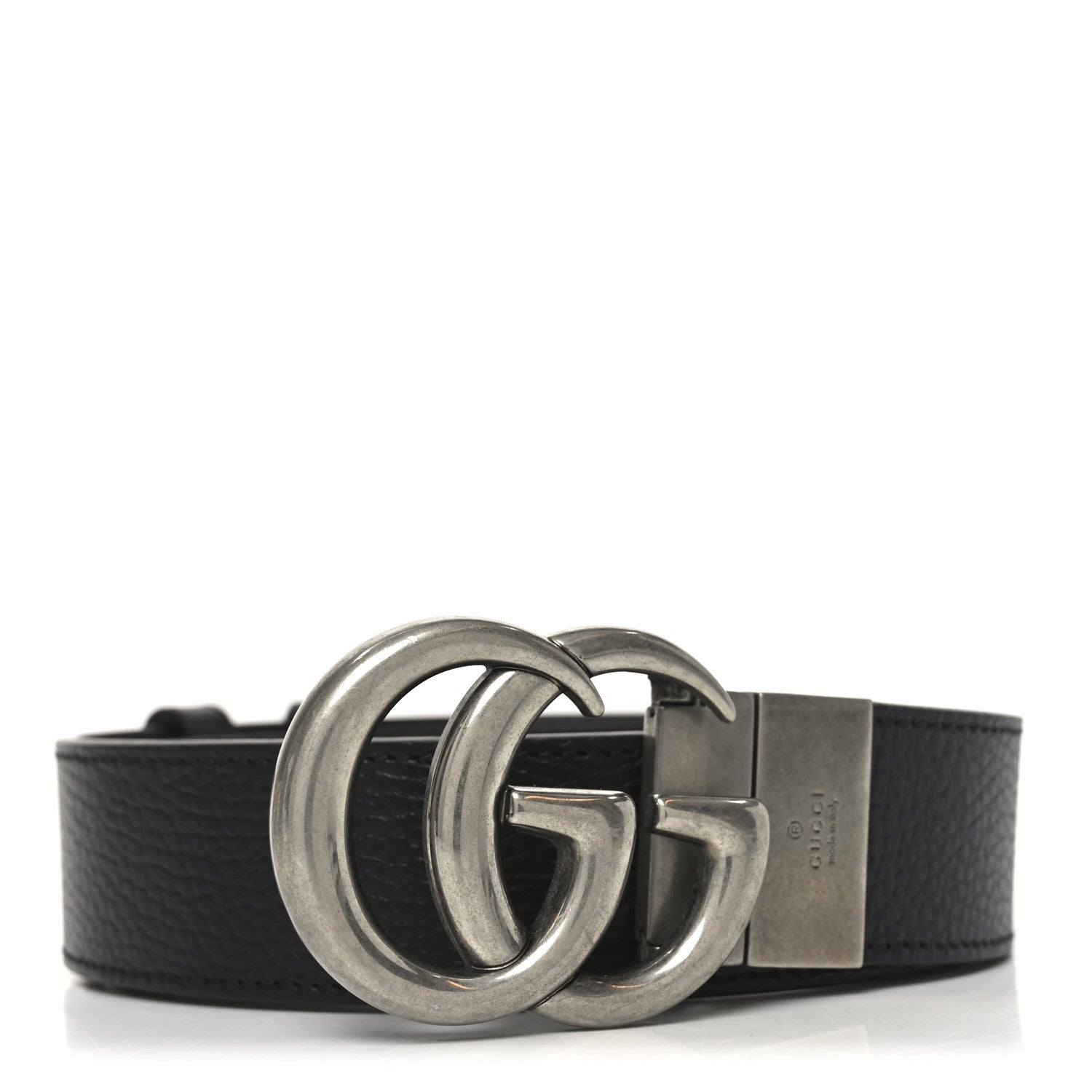 Calfskin Double G Reversible 80 32 Belt Black