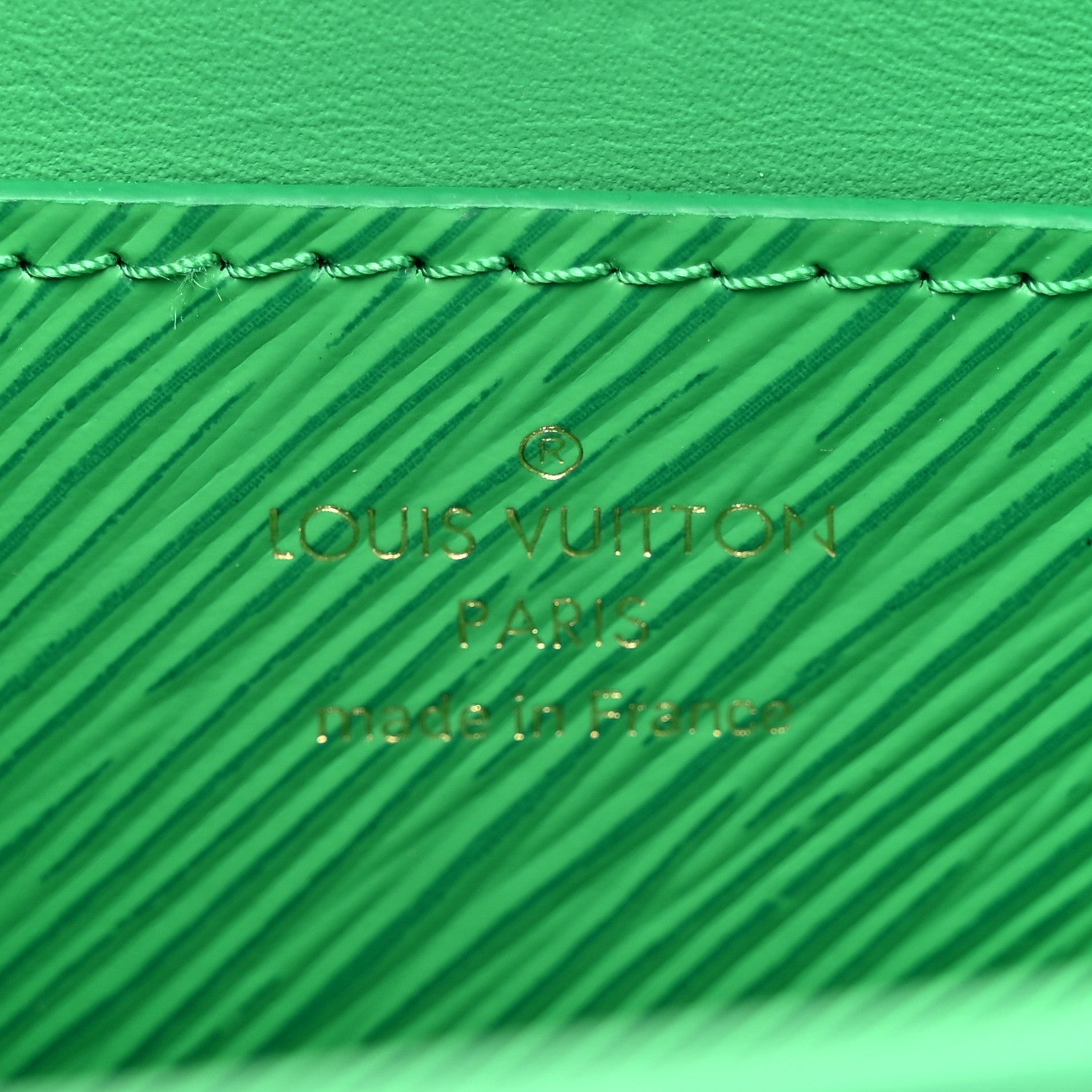 Epi Twist Shoulder Bag PM Serpentine Green