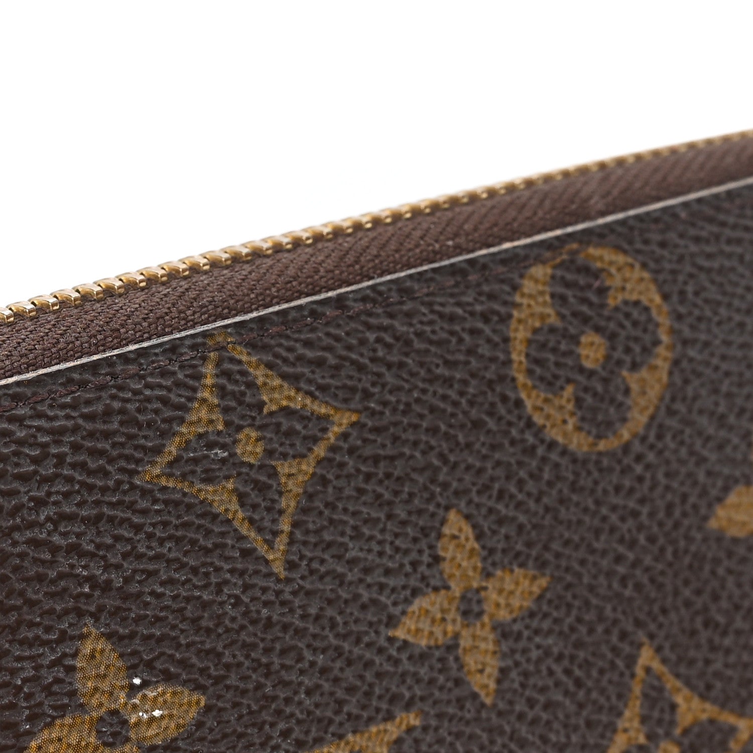 Monogram Clemence Wallet Rose Ballerine