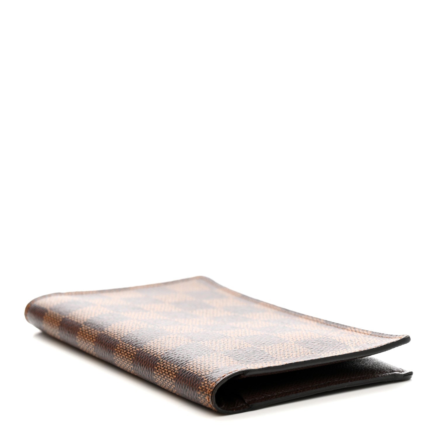 Damier Ebene Checkbook Cover Wallet