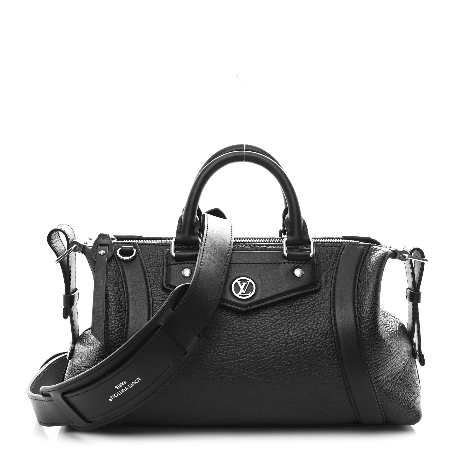 Pixel Lambskin LV Biker PM Black