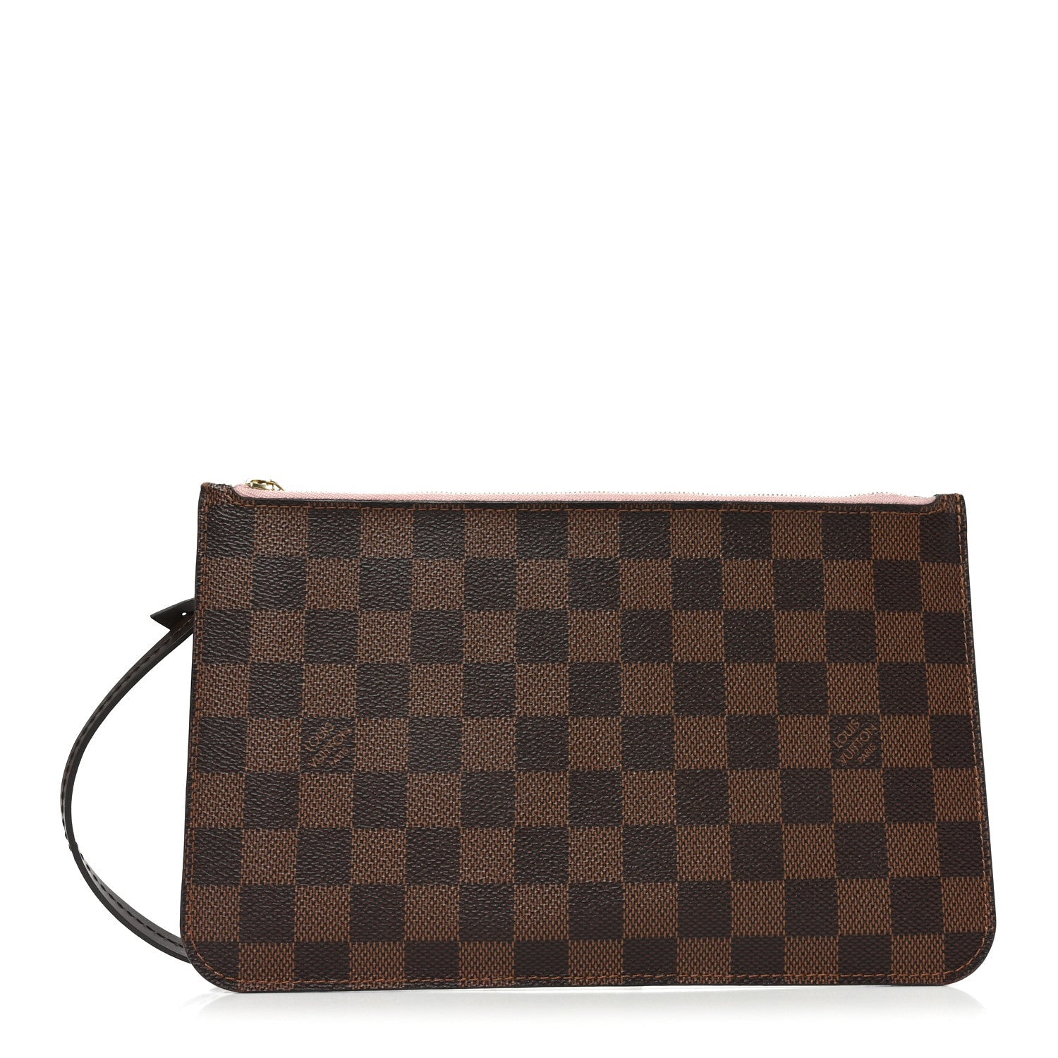 Damier Ebene Neverfull MM GM Pochette Rose Ballerine