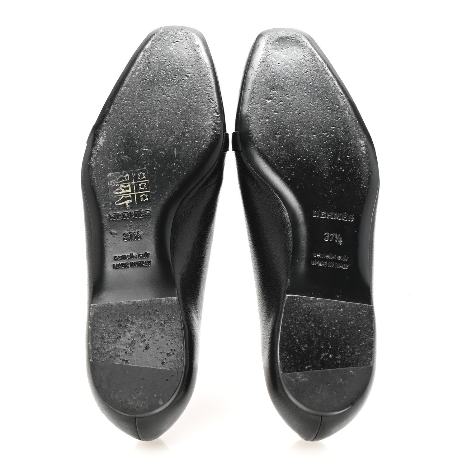 Goatskin Bilbao Ballerina Flats 37.5 Black