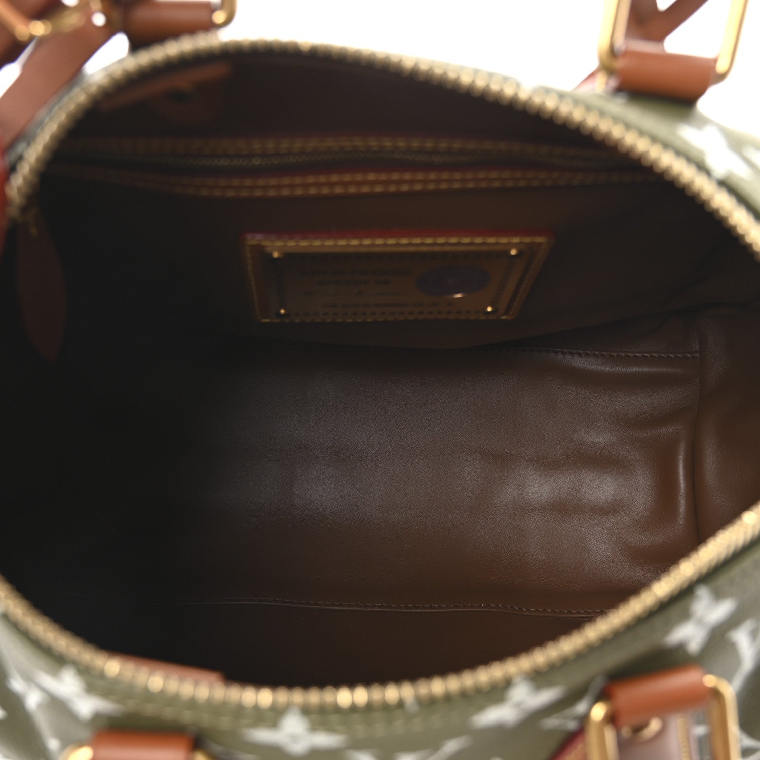 Calfskin Monogram Speedy P9 Bandouliere 30 Green Sancha