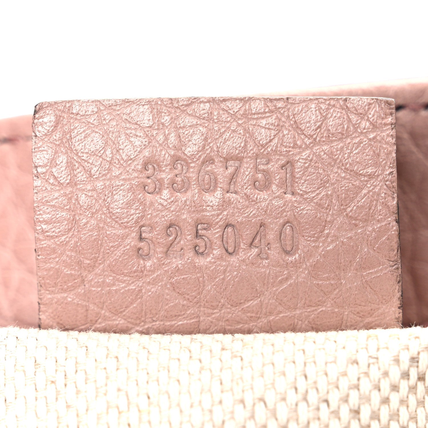 Pebbled Calfskin Small Soho Shoulder Bag Light Pink
