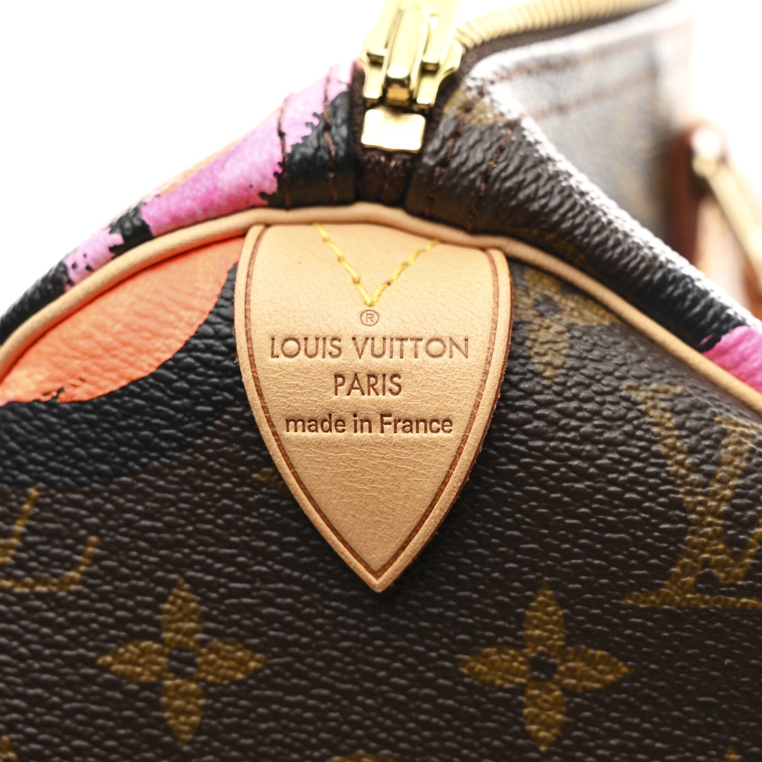 Monogram Roses Speedy 30