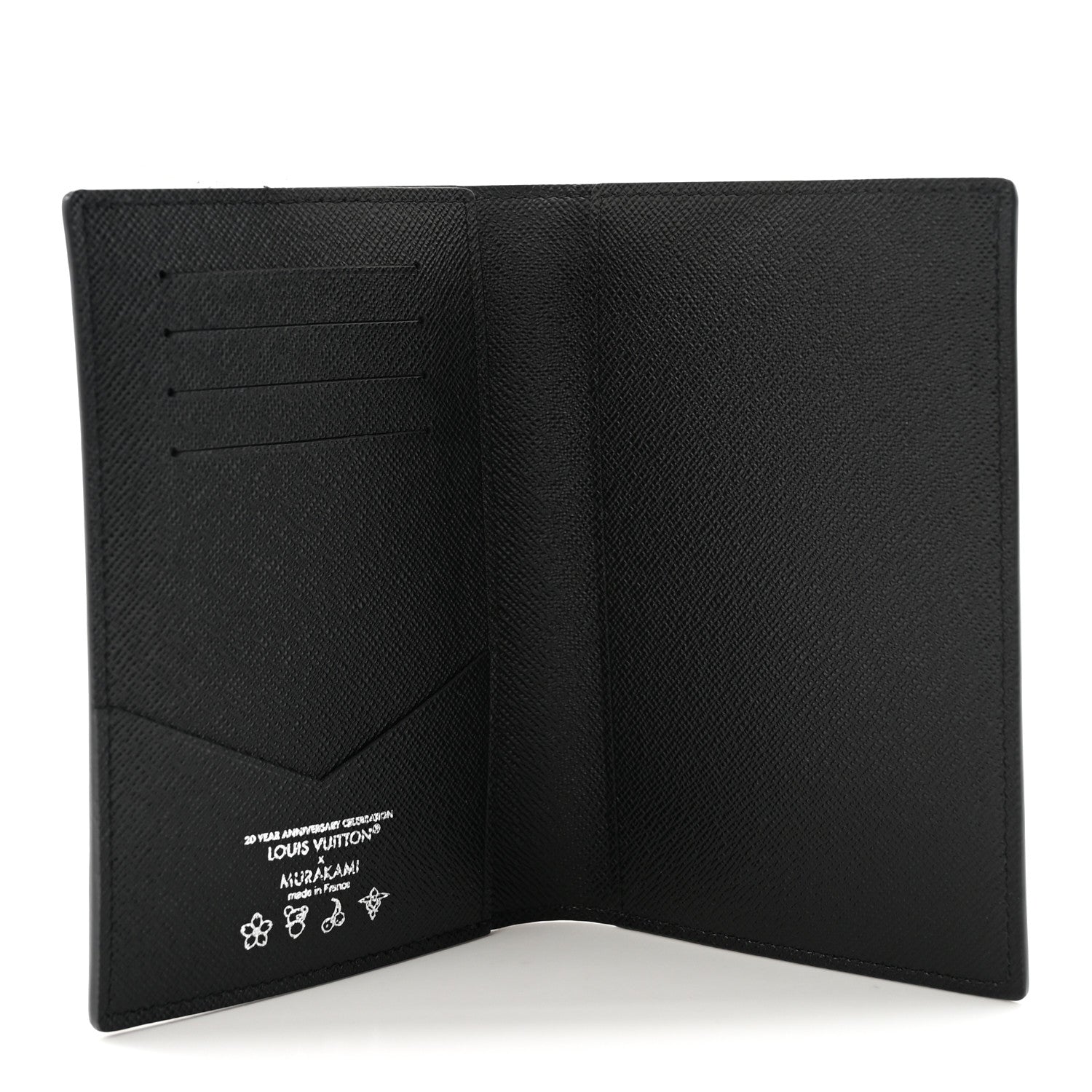 LV X TM Monogram Multicolor Passport Cover Black