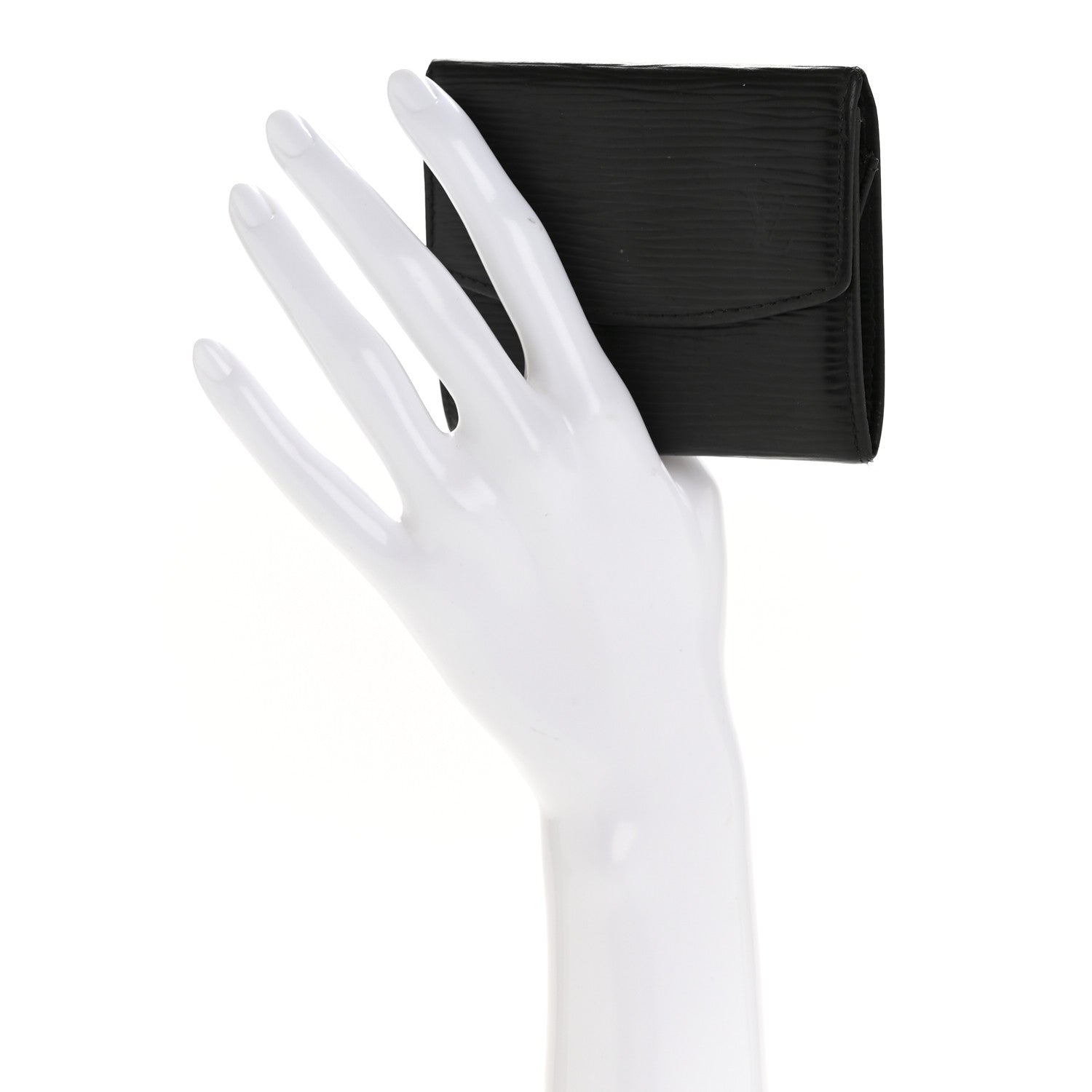 Epi Porte-Monnaie Simple Coin Purse Black
