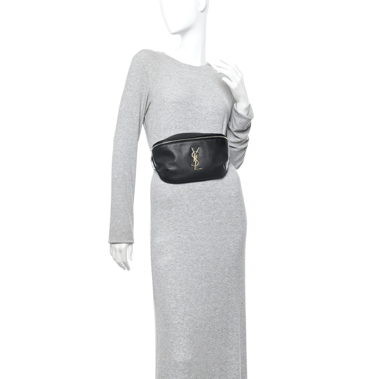 Grain De Poudre Monogram Belt Bag Black