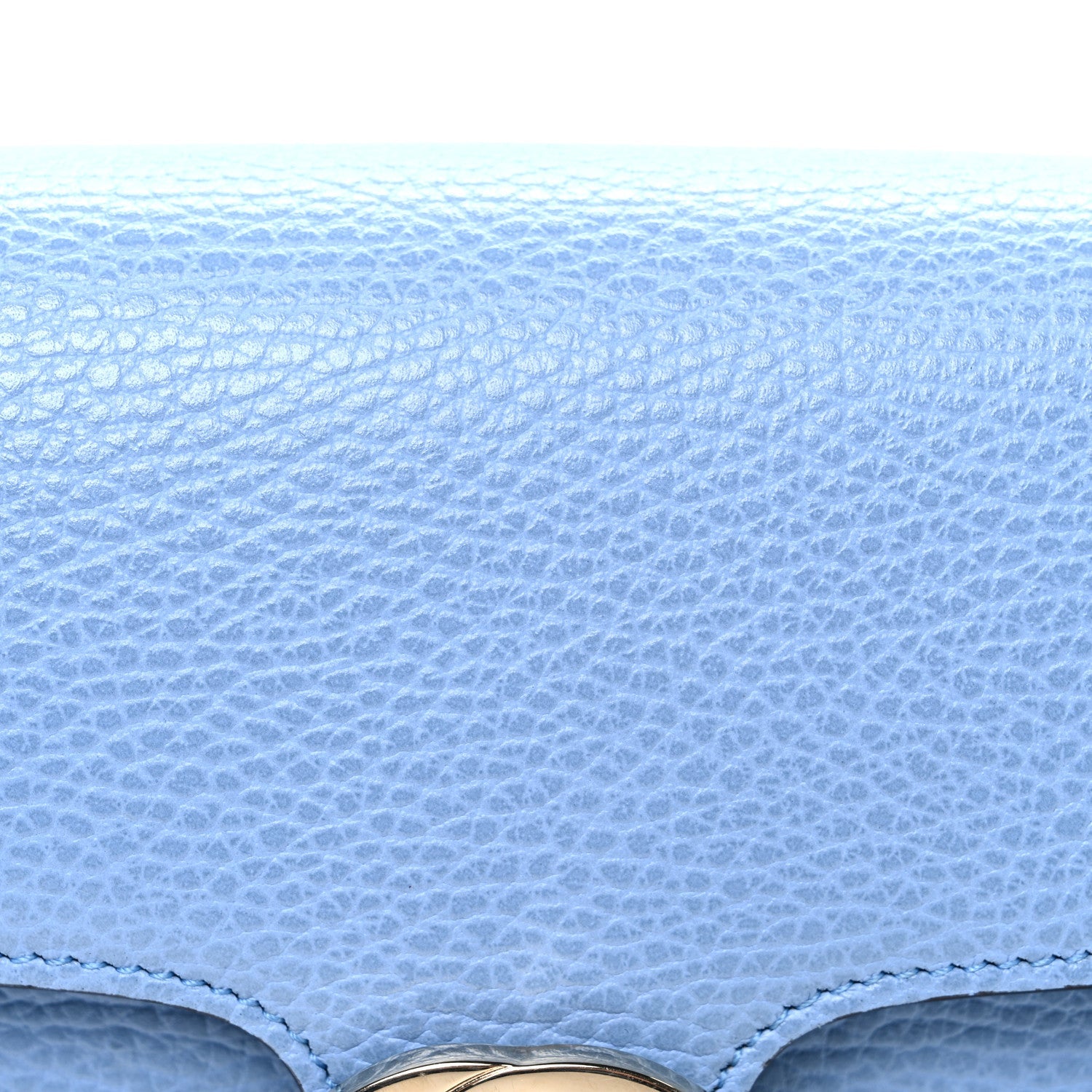 Dollar Calfskin Small Interlocking G Shoulder Bag Mineral Blue