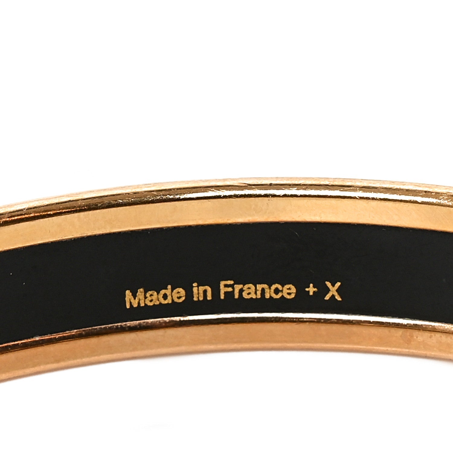 Enamel Printed Narrow Coaching Bracelet 62 Fibres Et Pelages