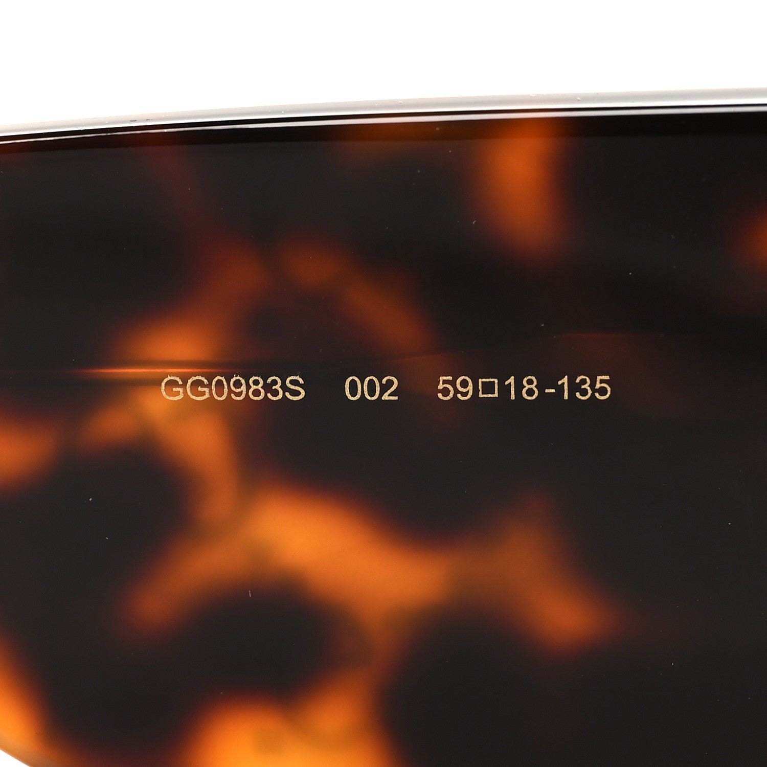 Acetate Monogram Shield Sunglasses GG0983S Havana