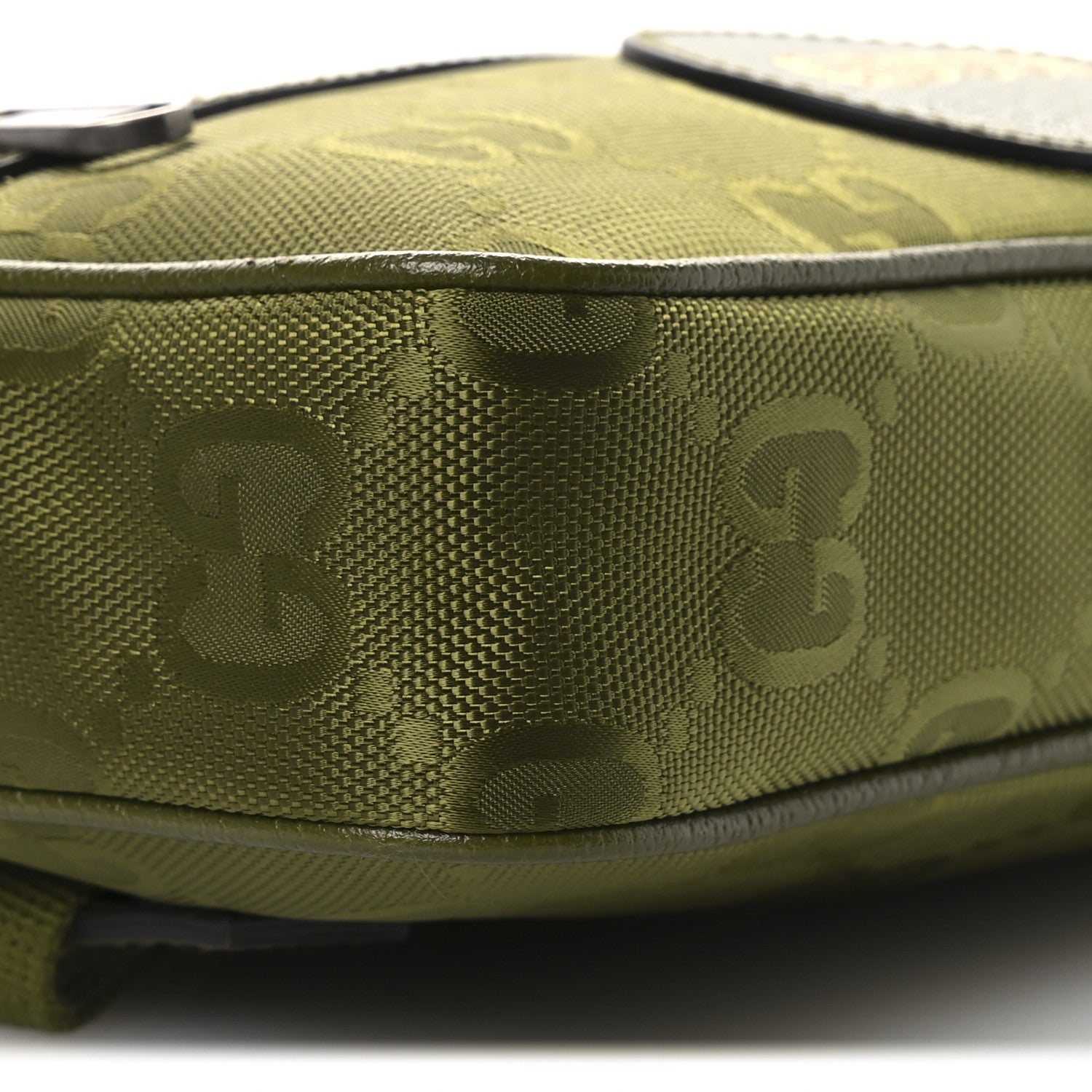 Econyl Nylon Monogram Off The Grid Belt Bag Juniper Green