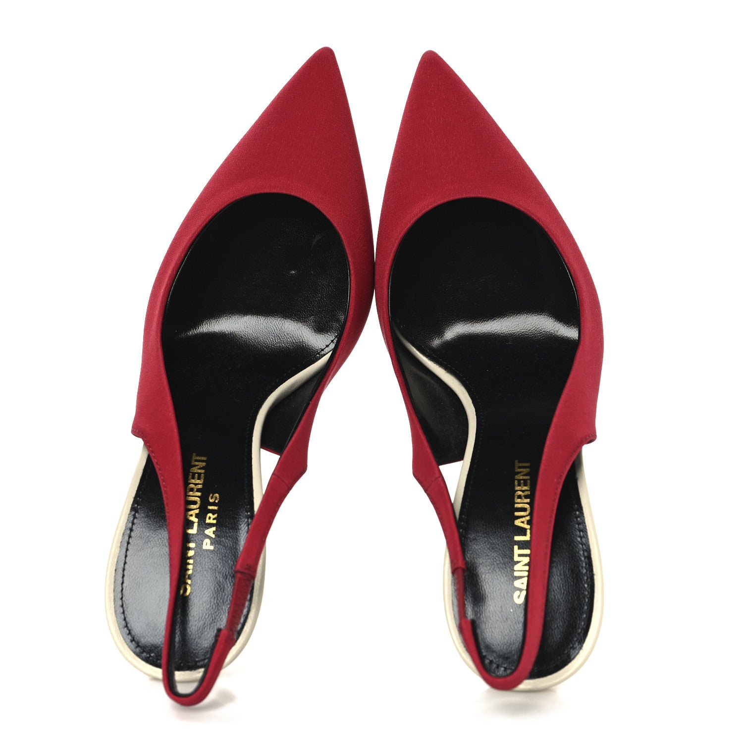 Crepe De Chine Zoe 105 Slingback Pump 38 Deep Red