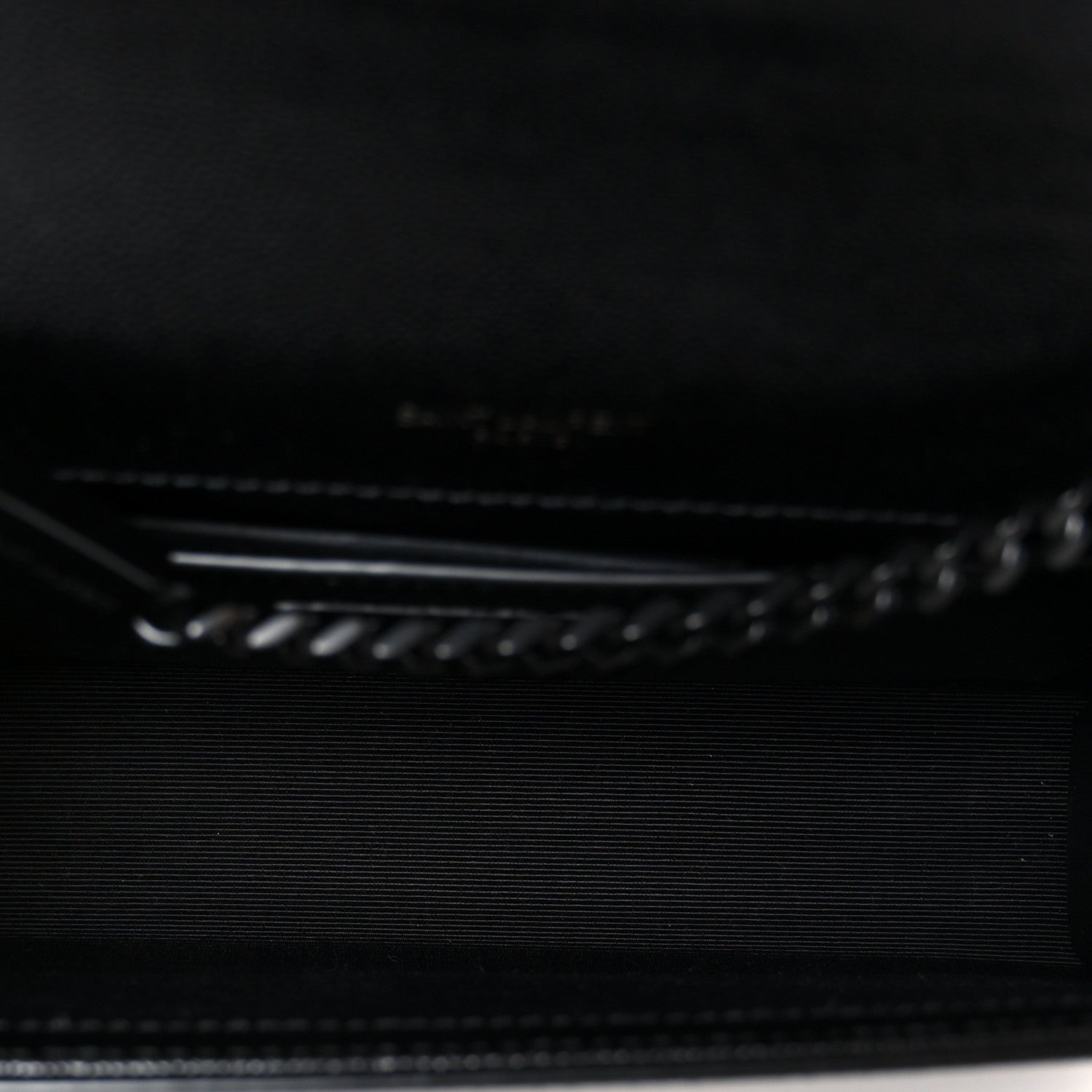 Grain De Poudre Small Monogram Monochrome Kate Satchel Black