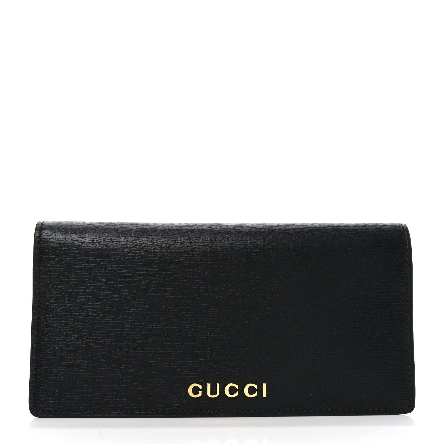 New Shanghai Calfskin Continental Wallet Black