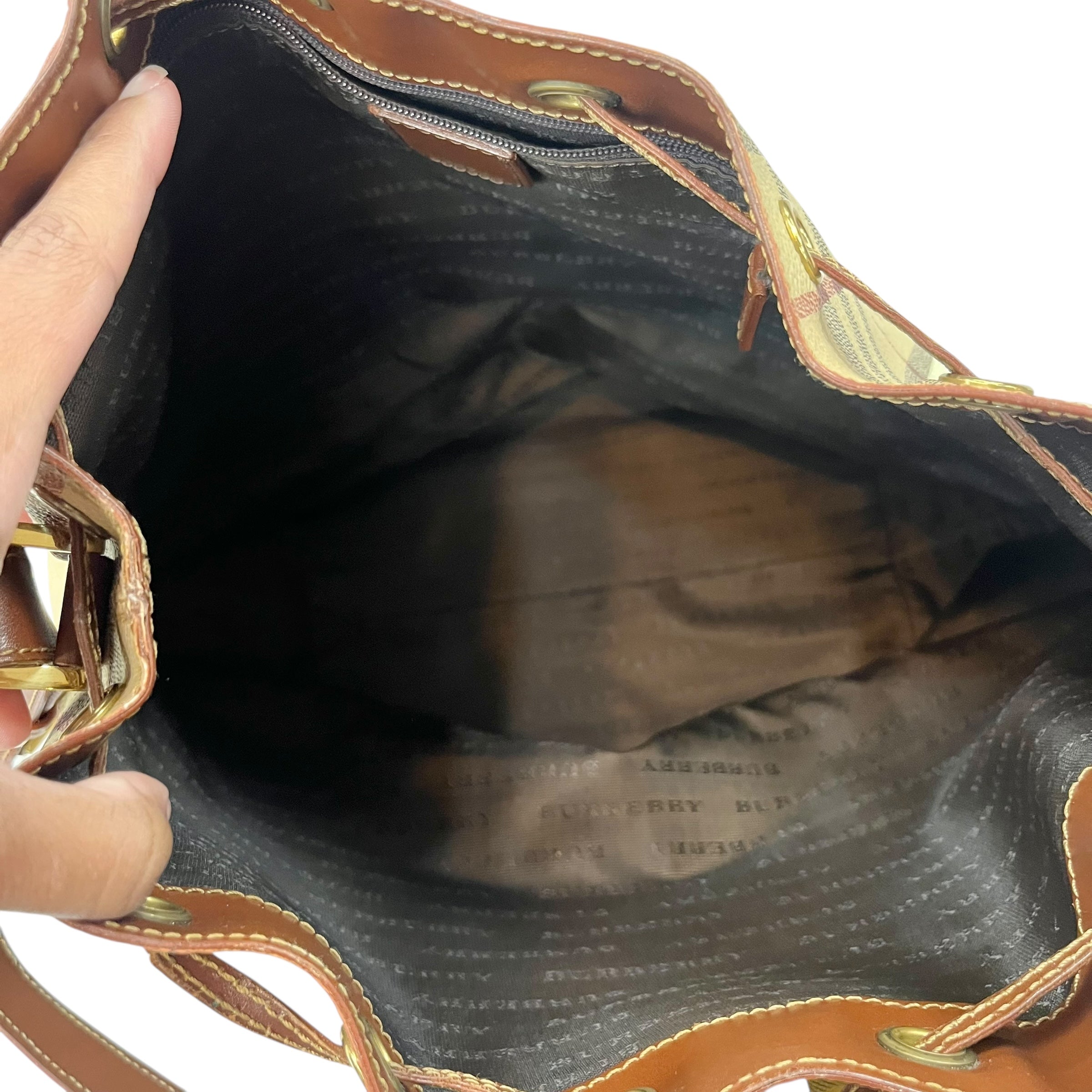 Handbag Luxury Designer By Burberry, Size: Medium