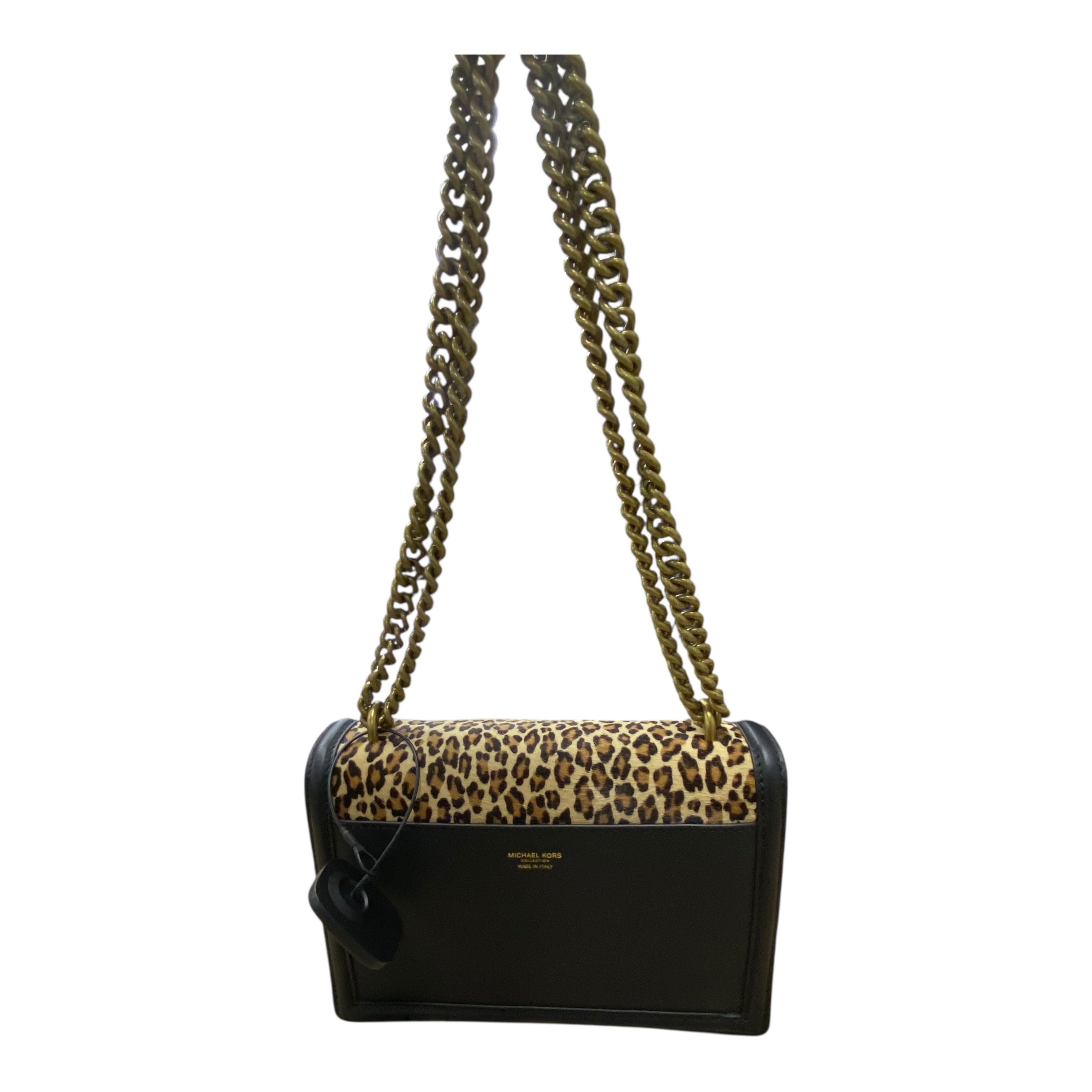 Handbag Designer By Michael Kors Collection In Leopard Print, Size:Small