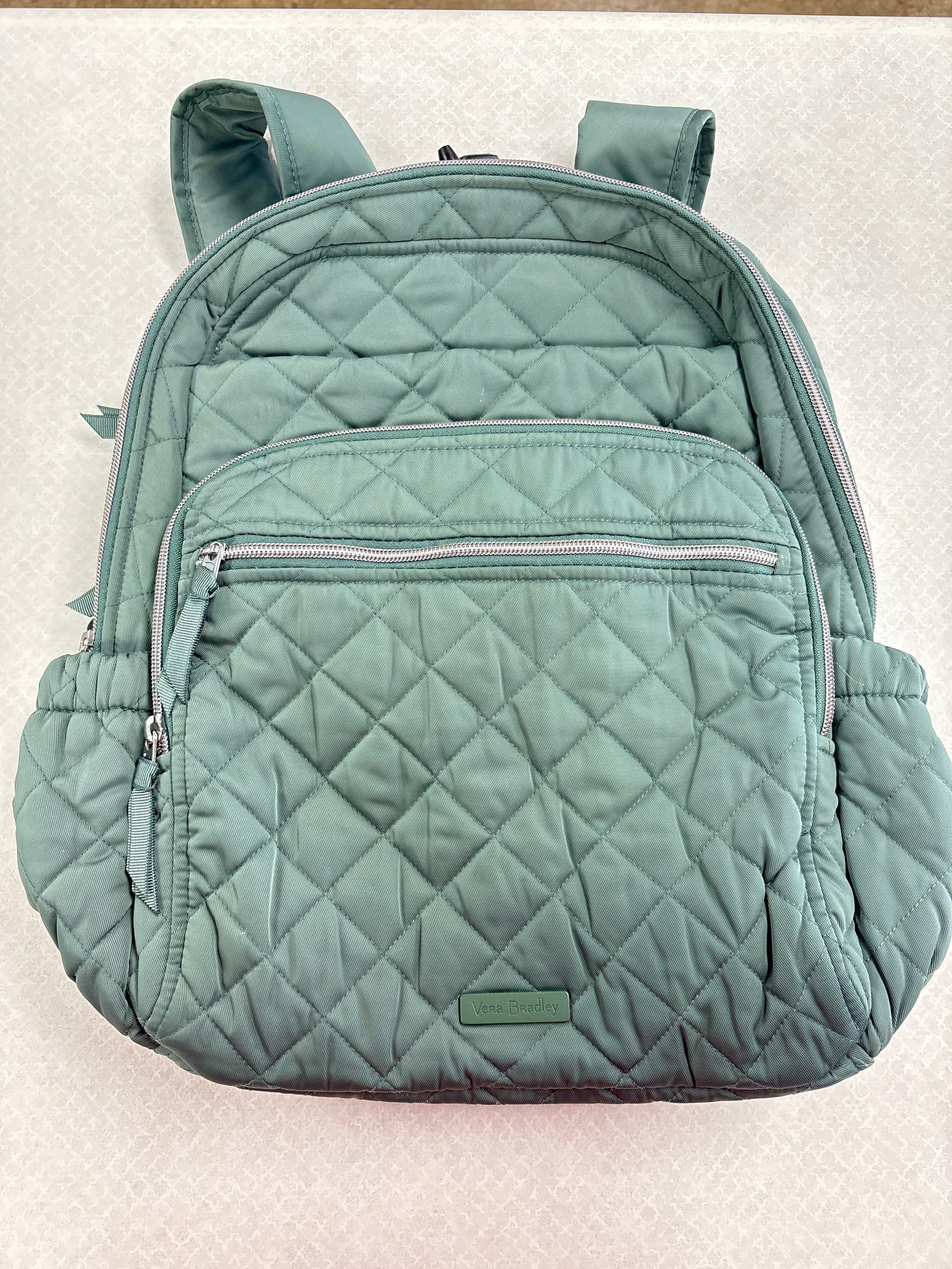 Backpack By Vera Bradley In Green, Size:Large