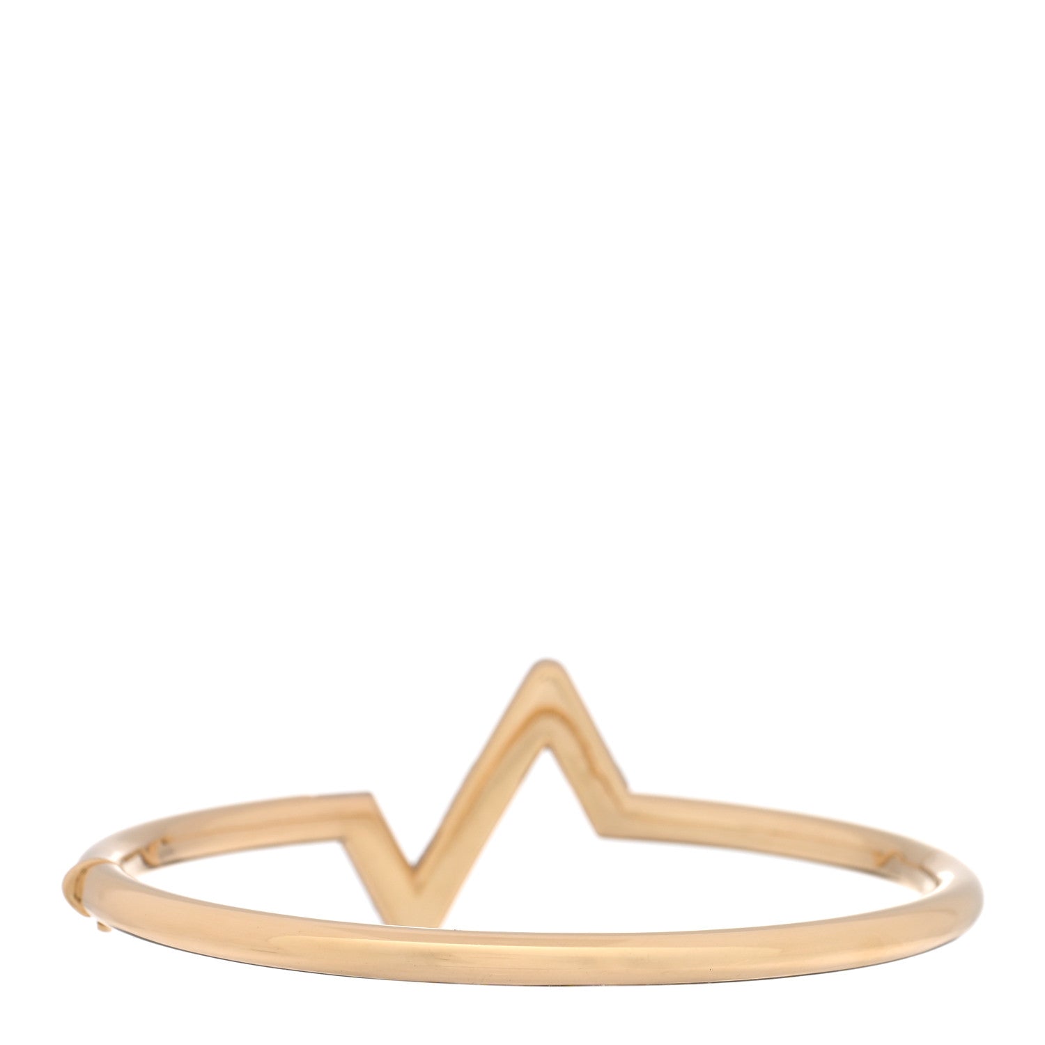 18K Yellow White Gold Diamond Volt Upside Down Bracelet