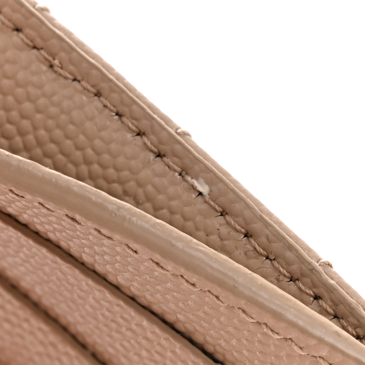 Monogram Grain de Poudre 5 Fragments Zip Pouch Card Holder Dark Beige