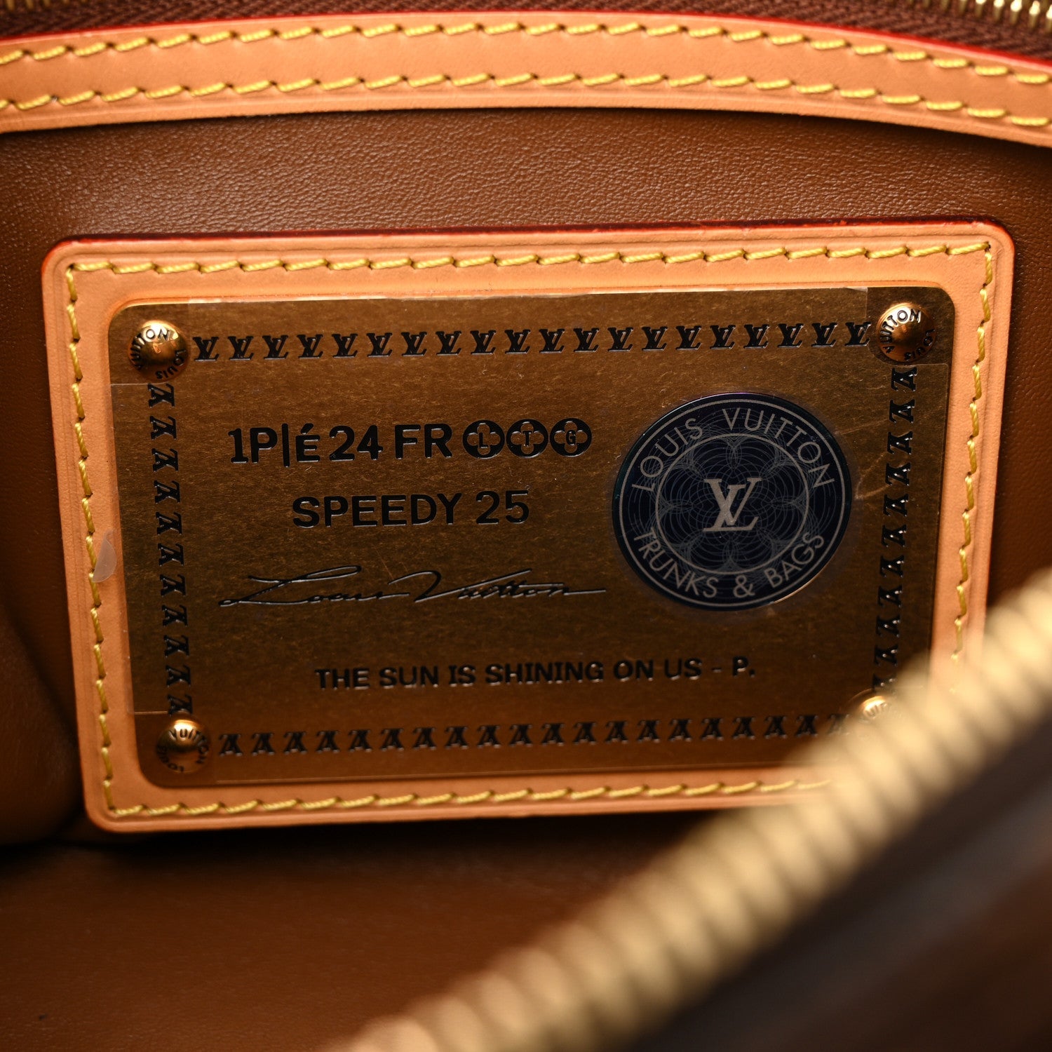 Calfskin Monogram Speedy P9 Bandouliere 25
