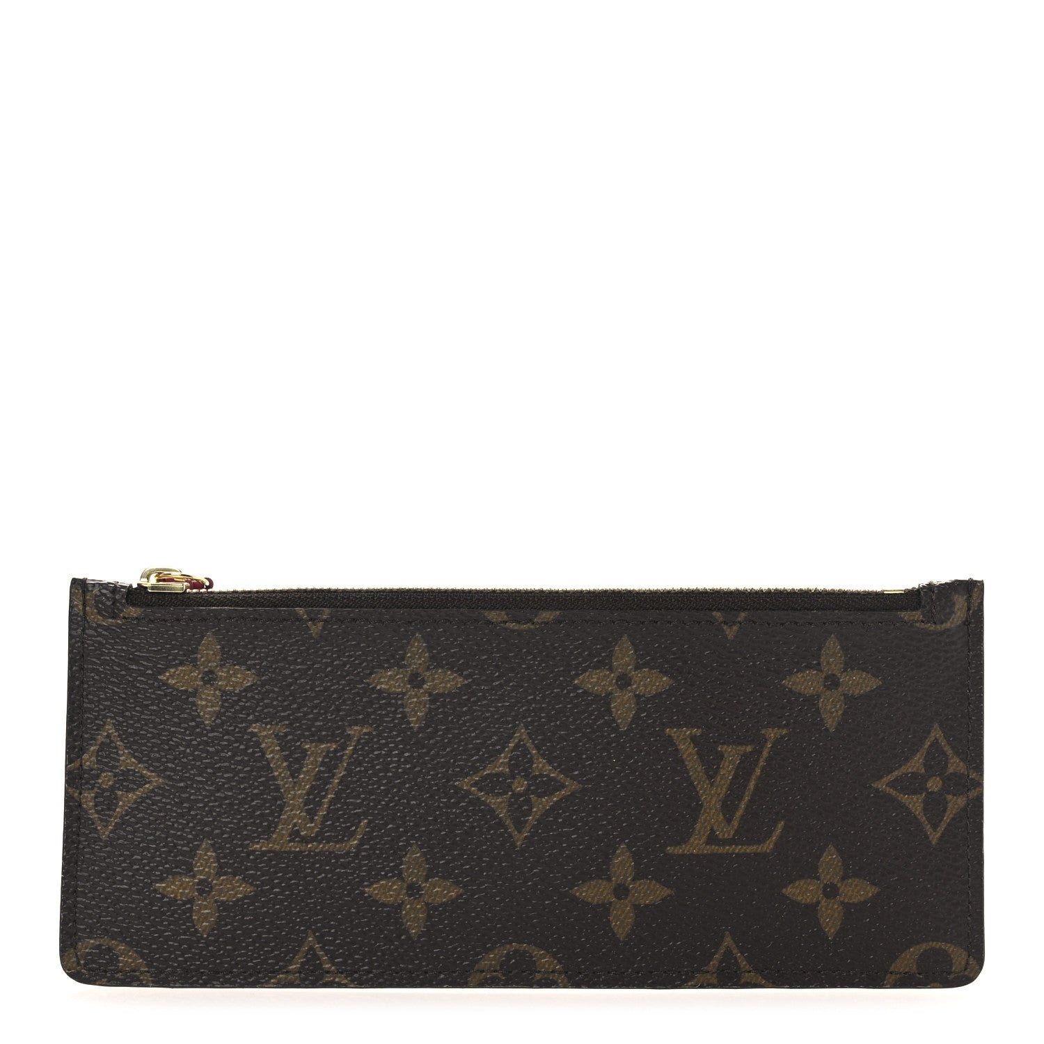 Monogram Josephine Wallet Zippered Insert Fuchsia