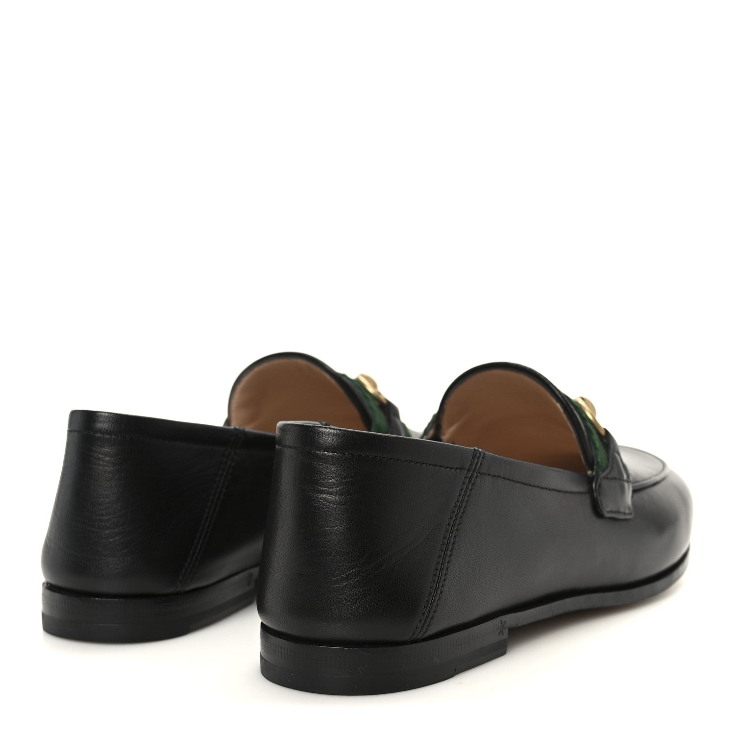 Malaga Kid Web Womens Horsebit Loafers 35 Black