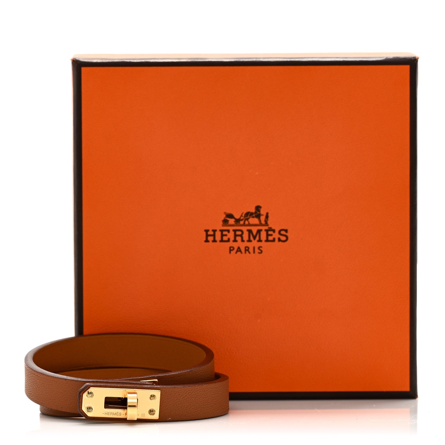 Swift Mini Kelly Double Tour Bracelet T1 Gold