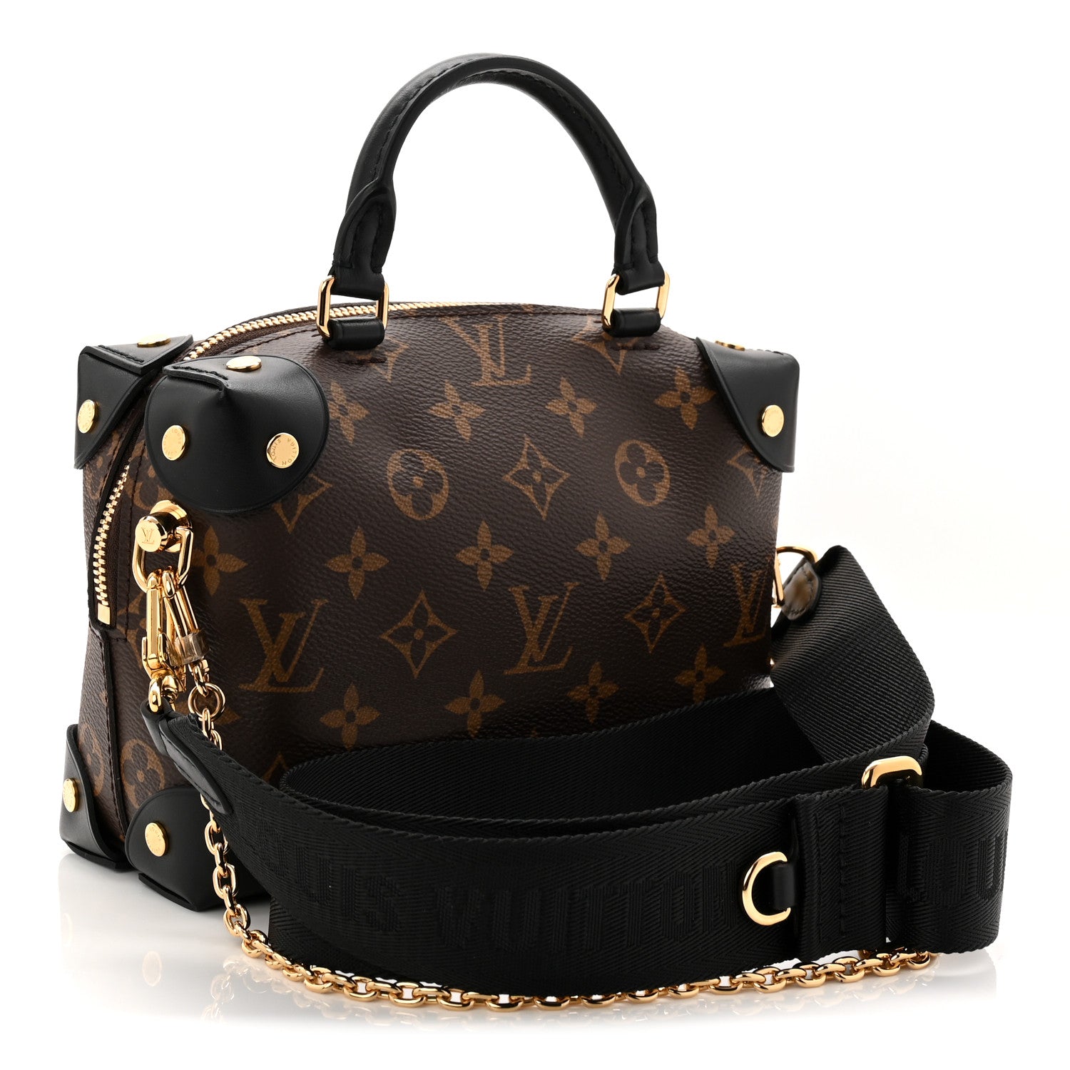 Monogram Petite Malle Souple Black