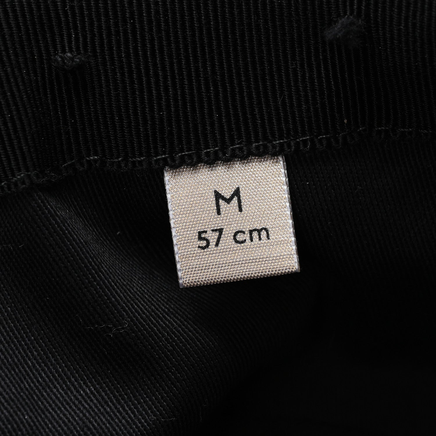 Nylon Quilted GG Bucket Hat M Black