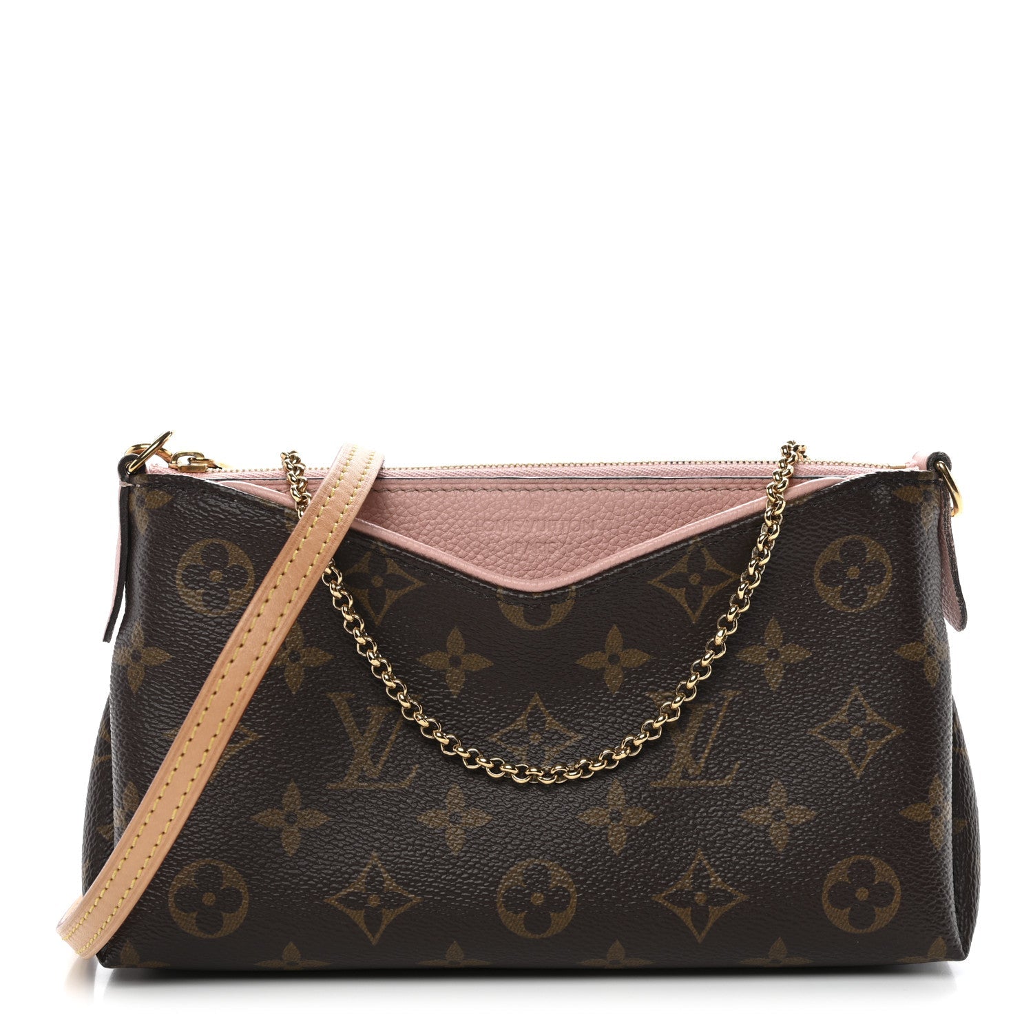 Monogram Pallas Clutch Rose Poudre