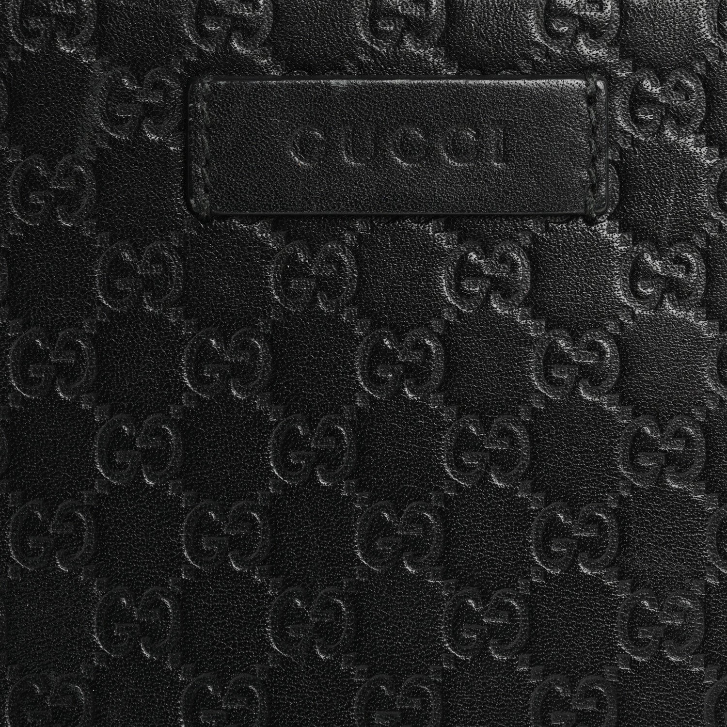 Microguccissima Zip Around Wallet Black