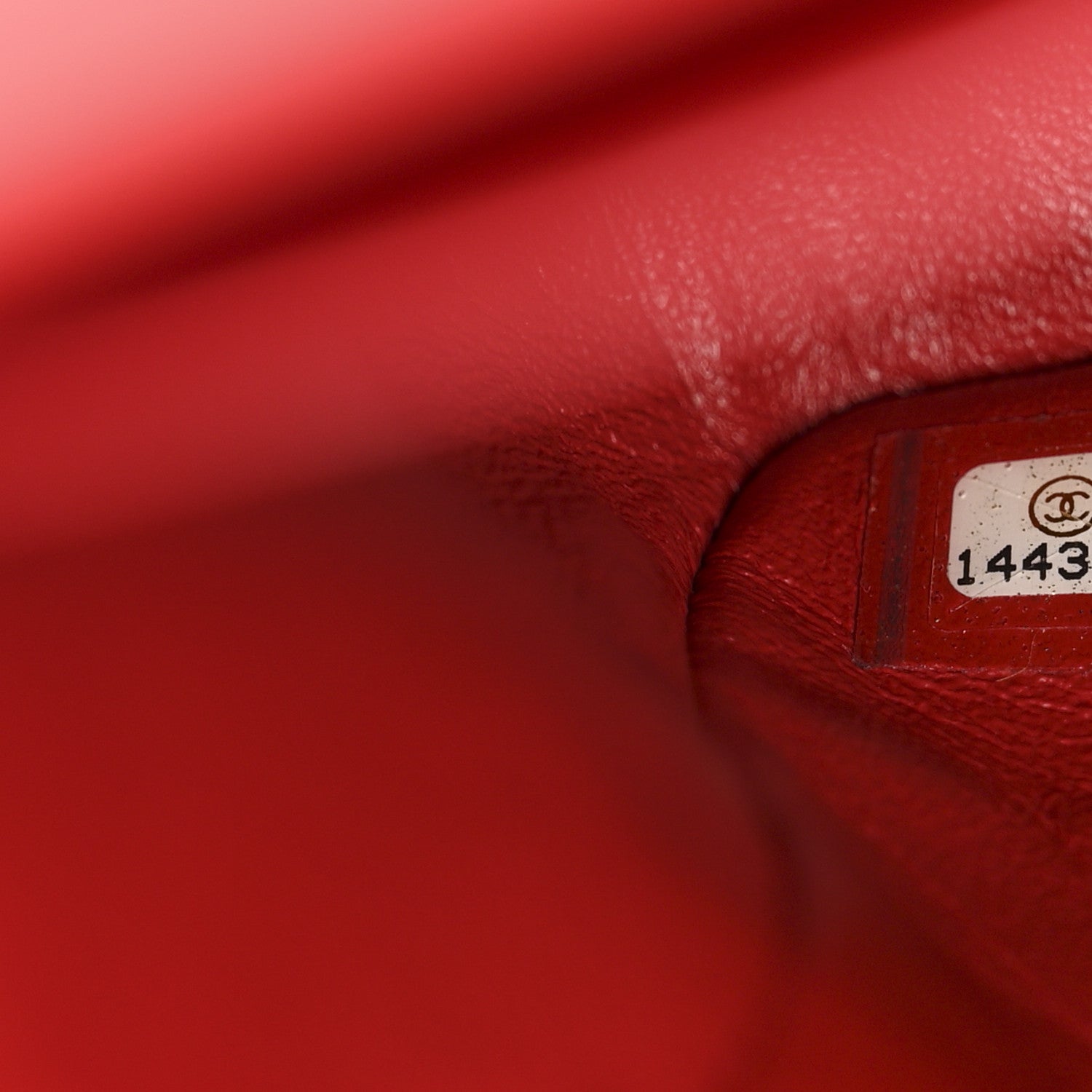 Patent Quilted Maxi Double Flap Red