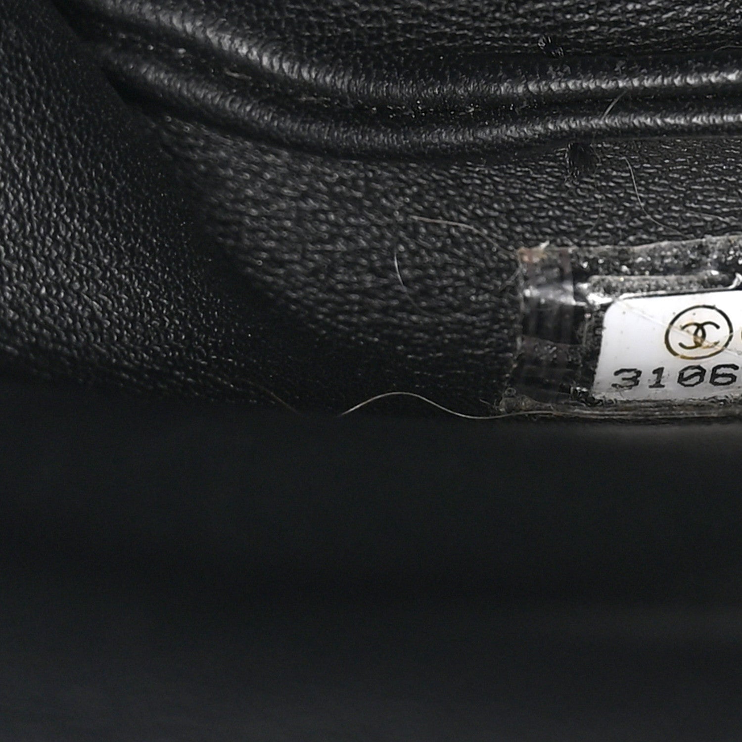 Shiny Lambskin Quilted Small Chain Is More Drawstring Bag Black