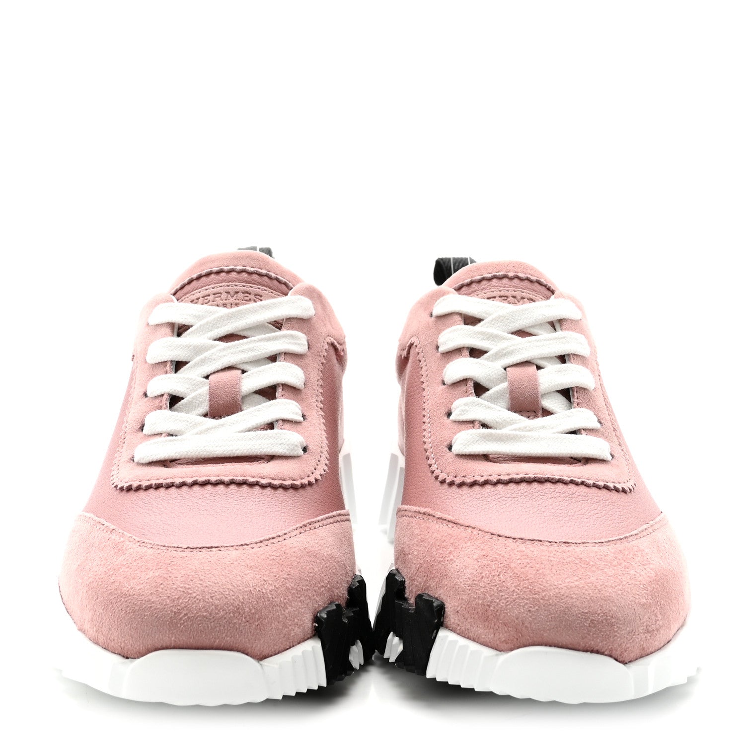 Sport Goatskin Suede Goatskin Womens Bouncing Sneakers 35.5 Rose Aquarelle