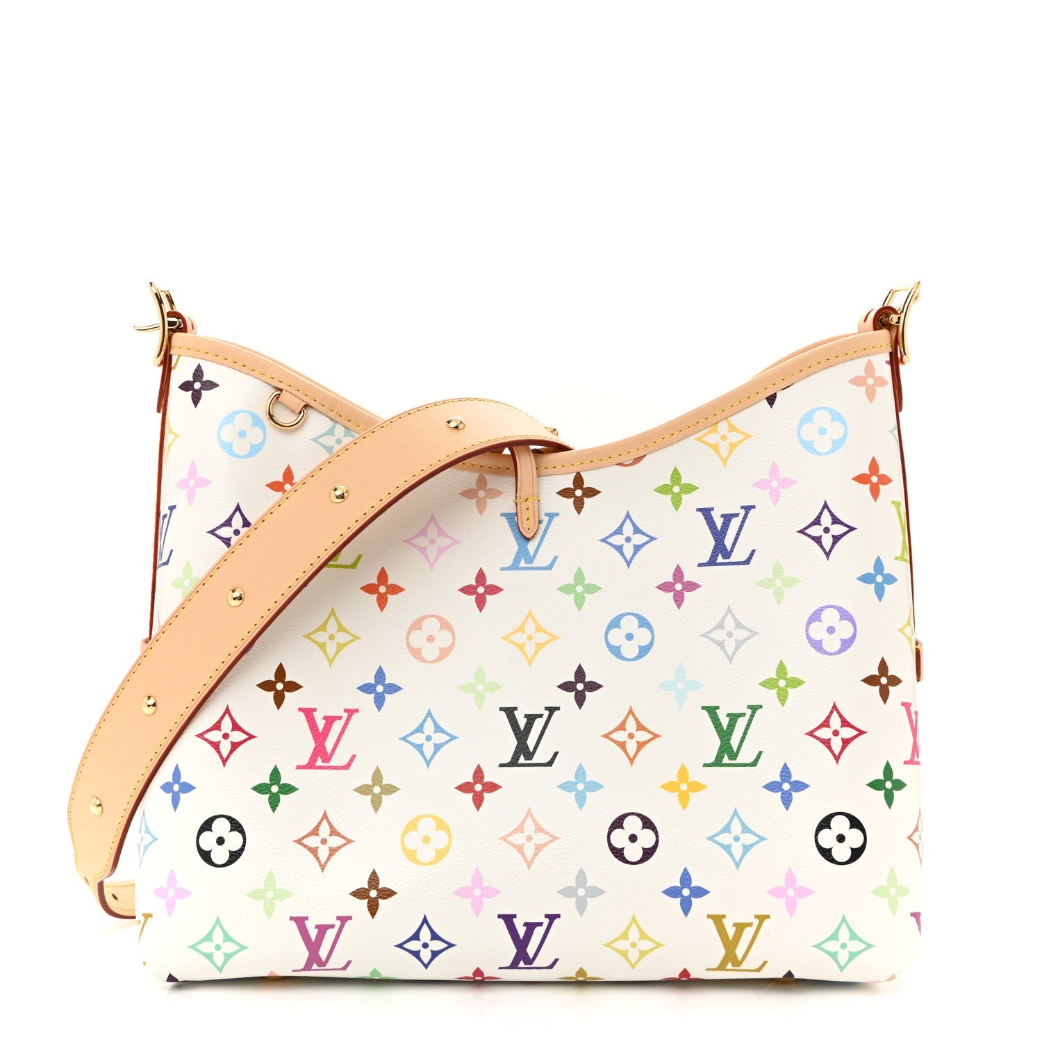 LV x TM Monogram Multicolor CarryAll PM White